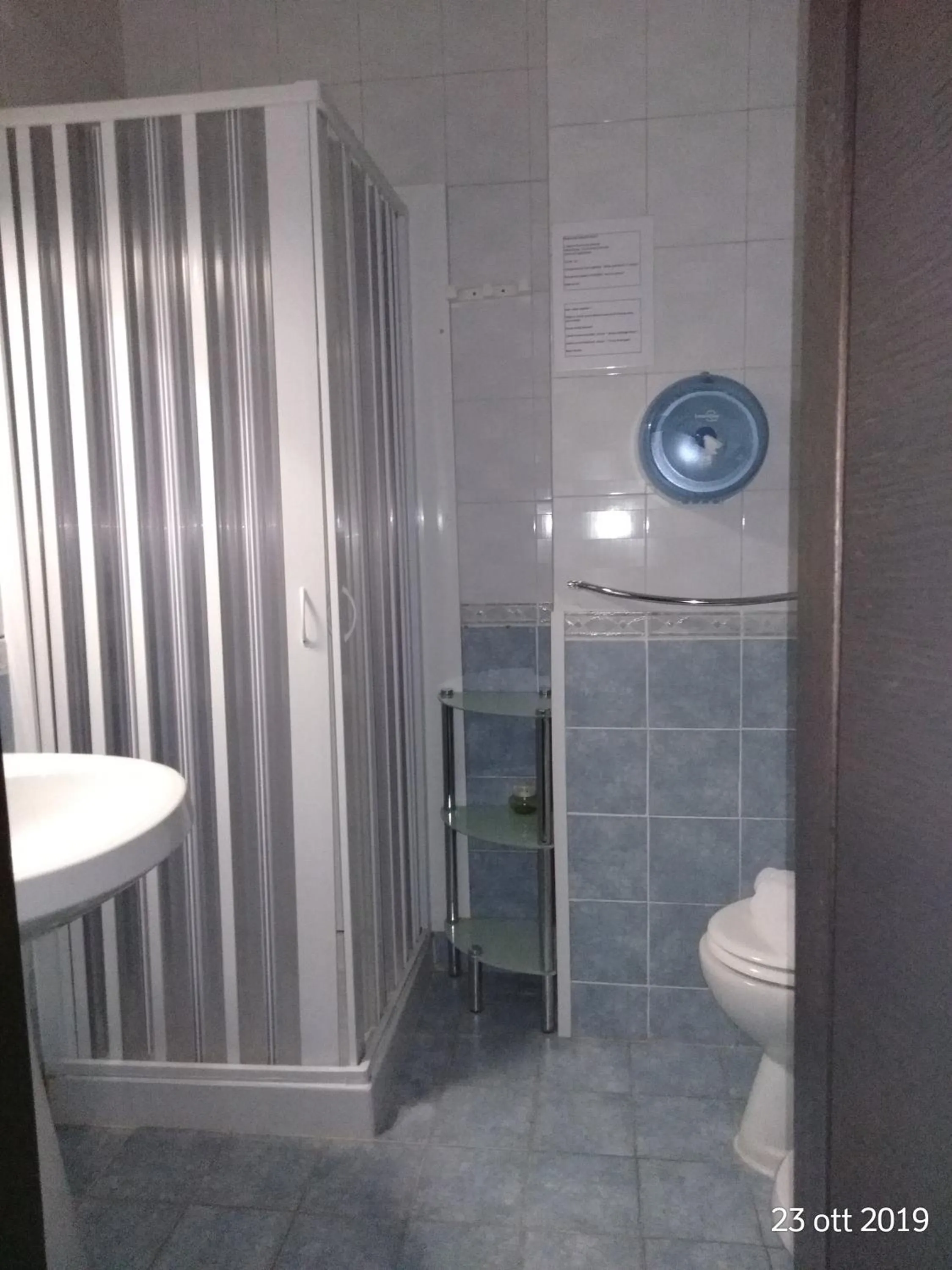 Shower in Hotel Virgilio