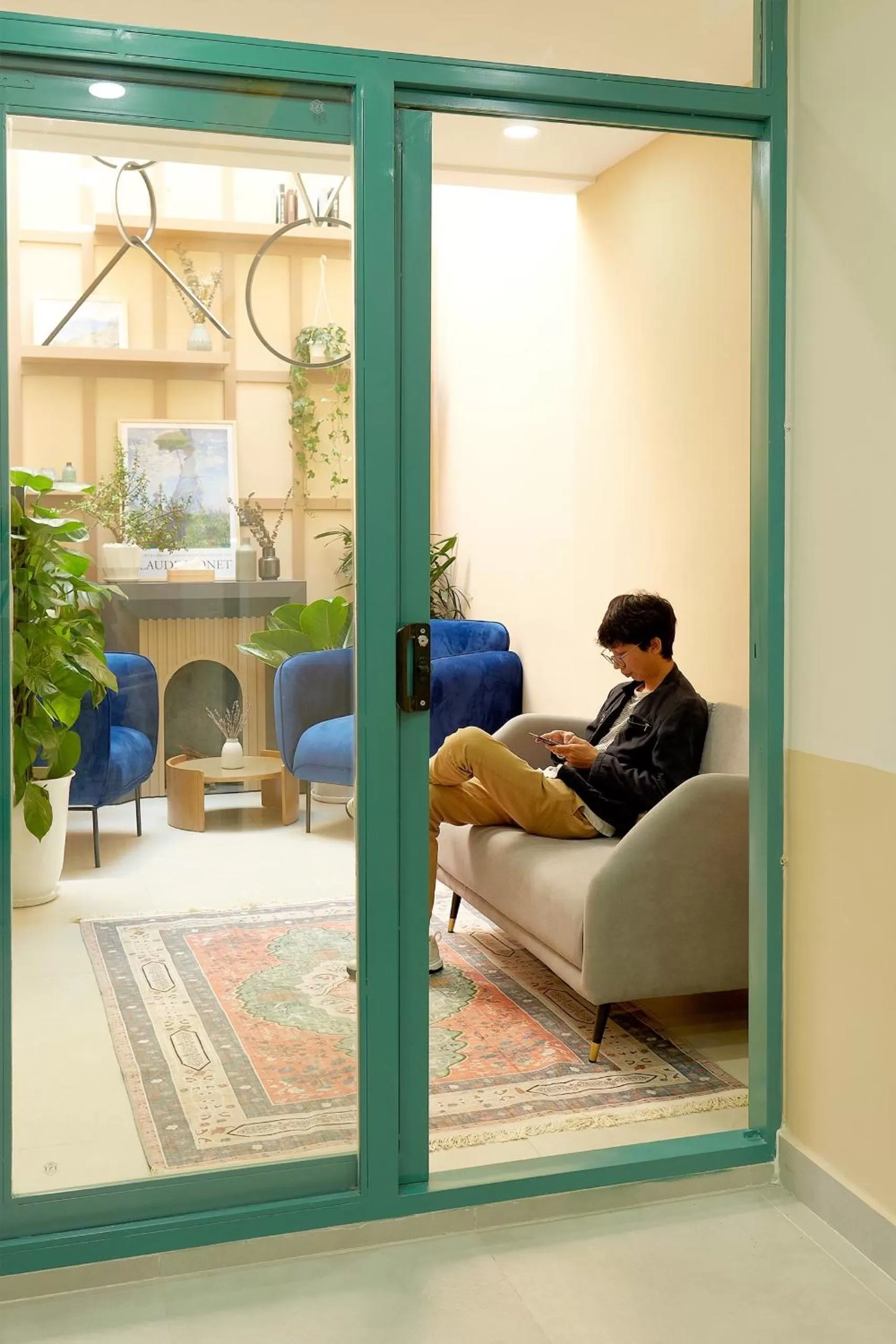 Living room in Larimar Villas Cô Giang
