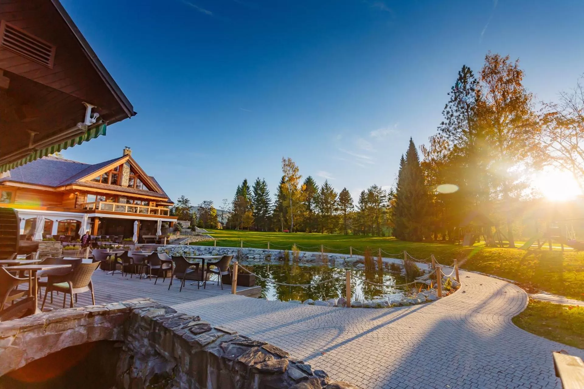 Property building in Oravský Háj Garden Hotel & Resort