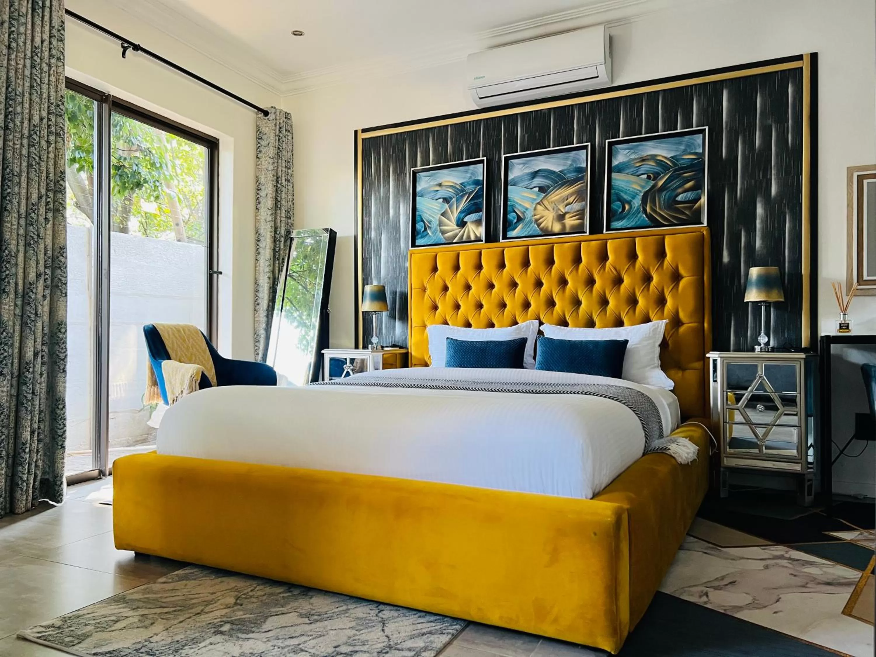 Bed in 24 On Basil Inventive suites