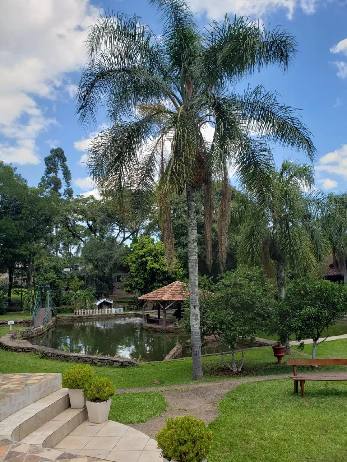 Garden in Pousada da Chacara