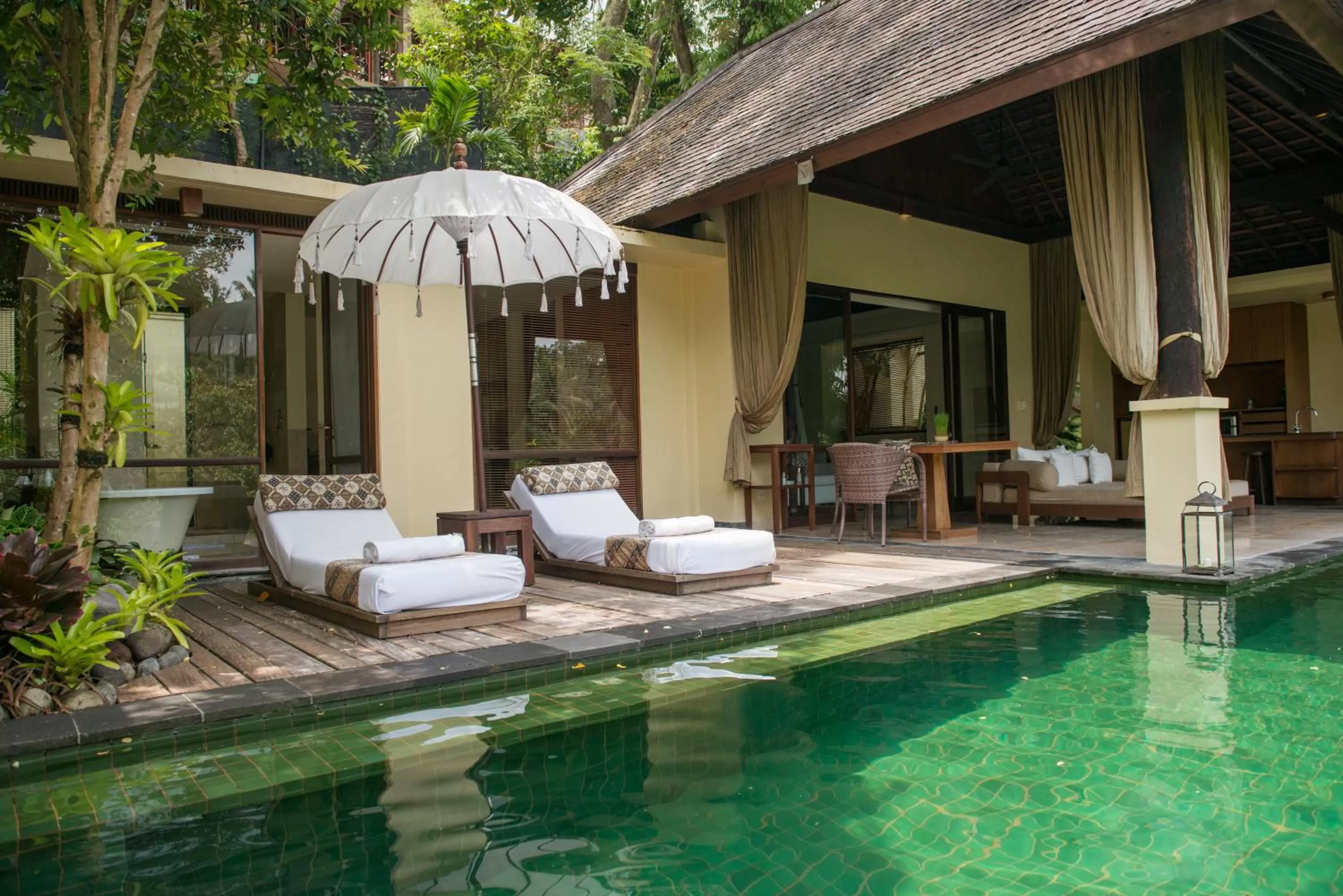 Patio in Komaneka at Bisma Ubud