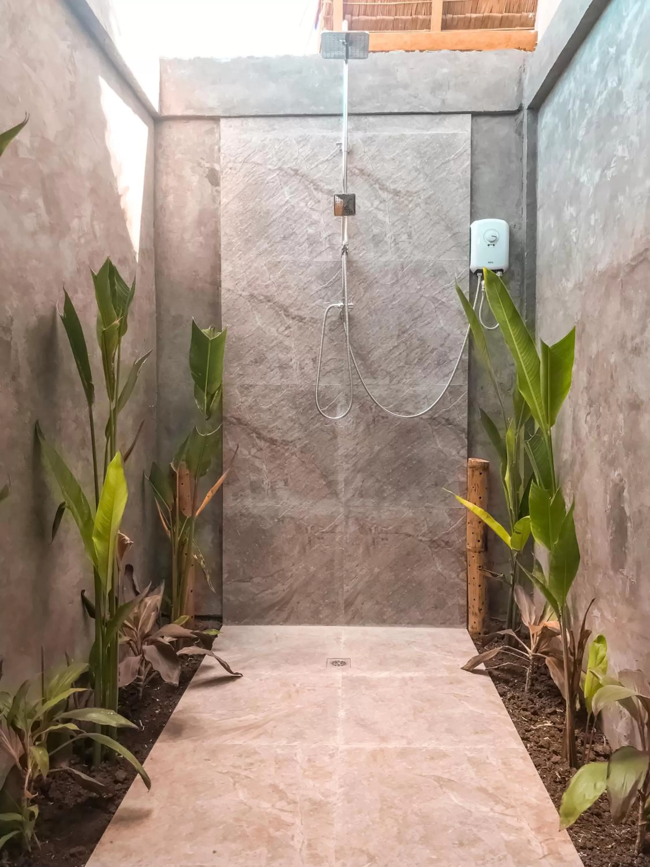 Shower in Bermuda Triangle Bungalows