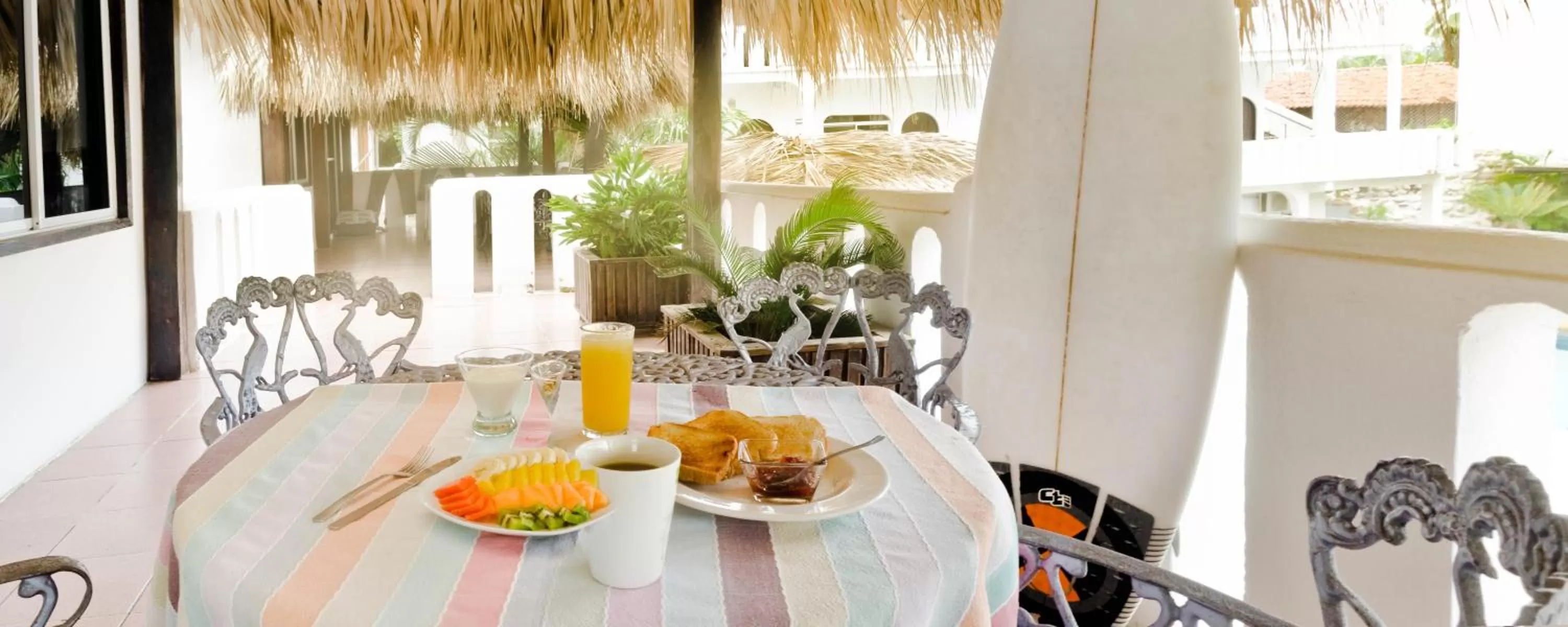 Food and drinks in Bungalows Zicatela