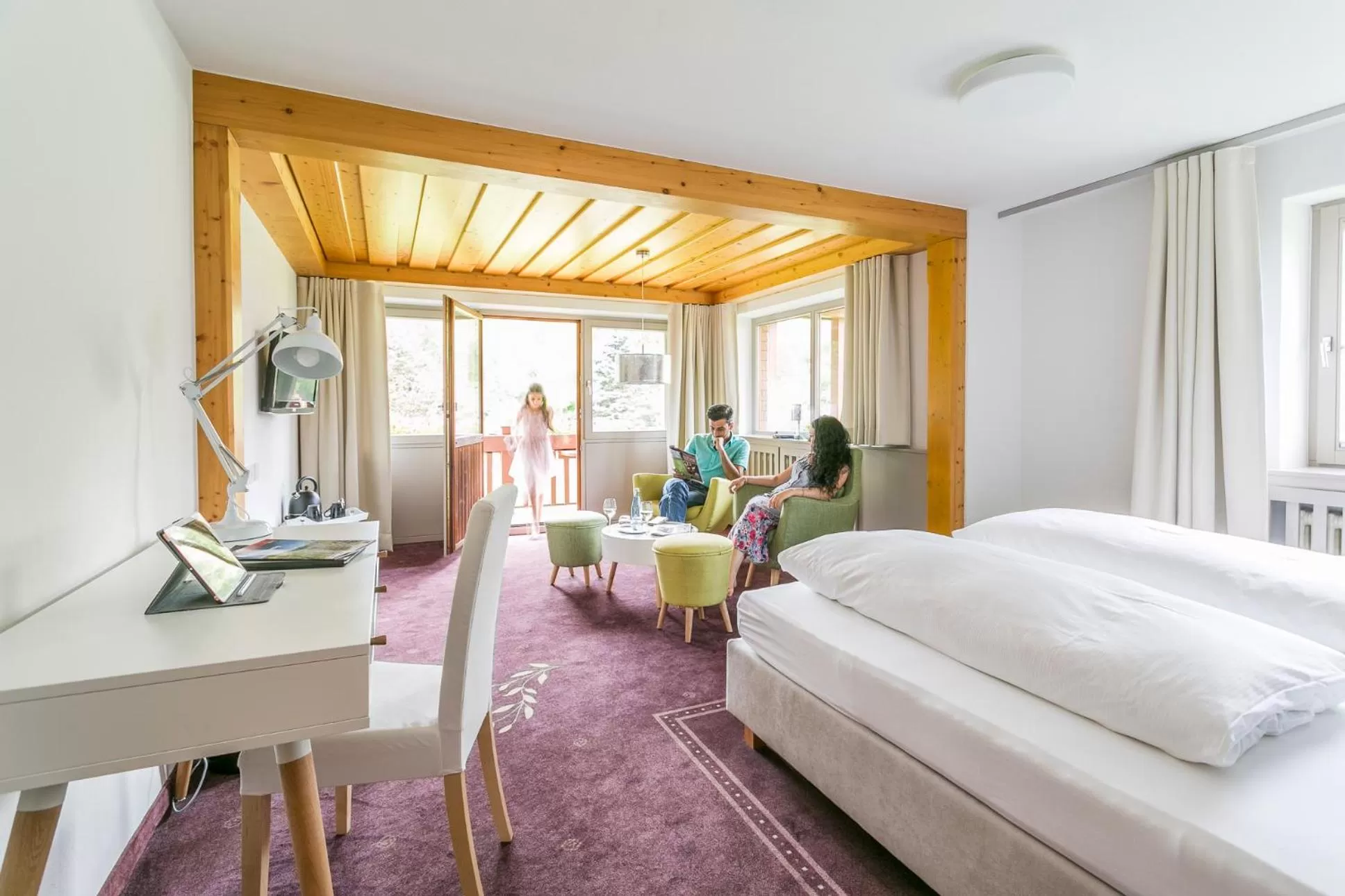 Balcony/Terrace, Bed in IMbery Hotel & Restaurant Hinterzarten