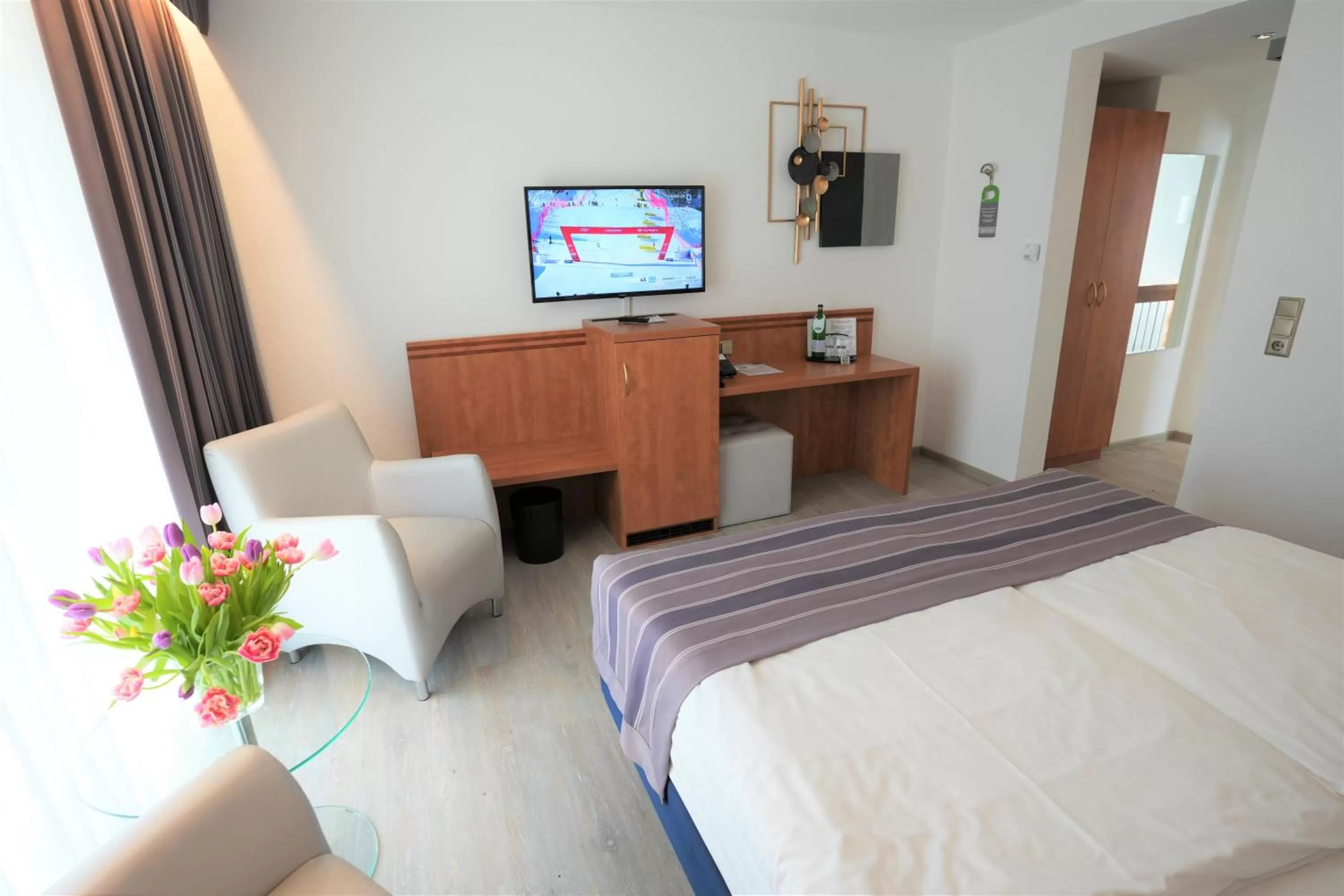 Bed in Parkhotel Sonnenberg