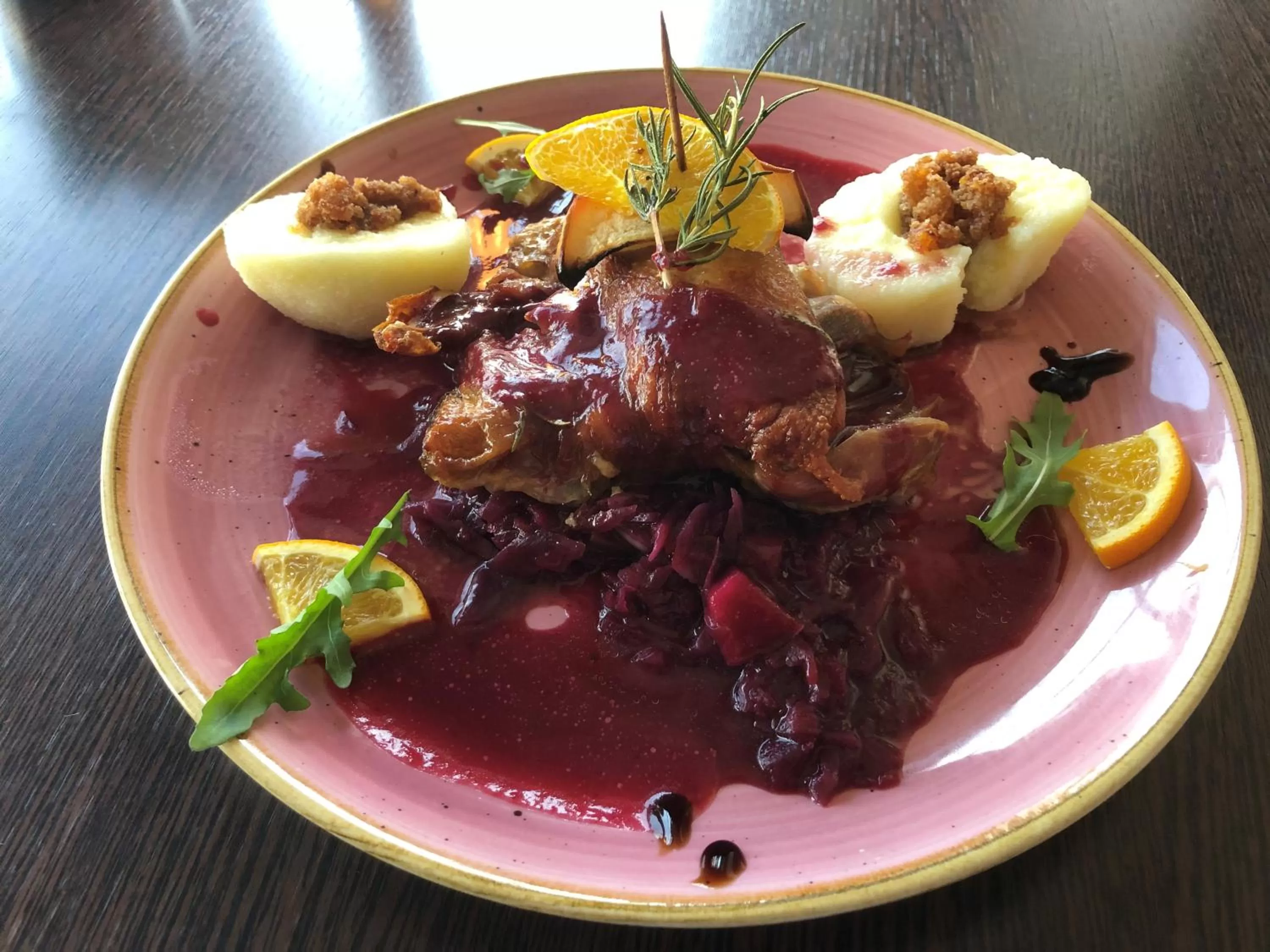 Food and drinks in Petersen's Landhaus