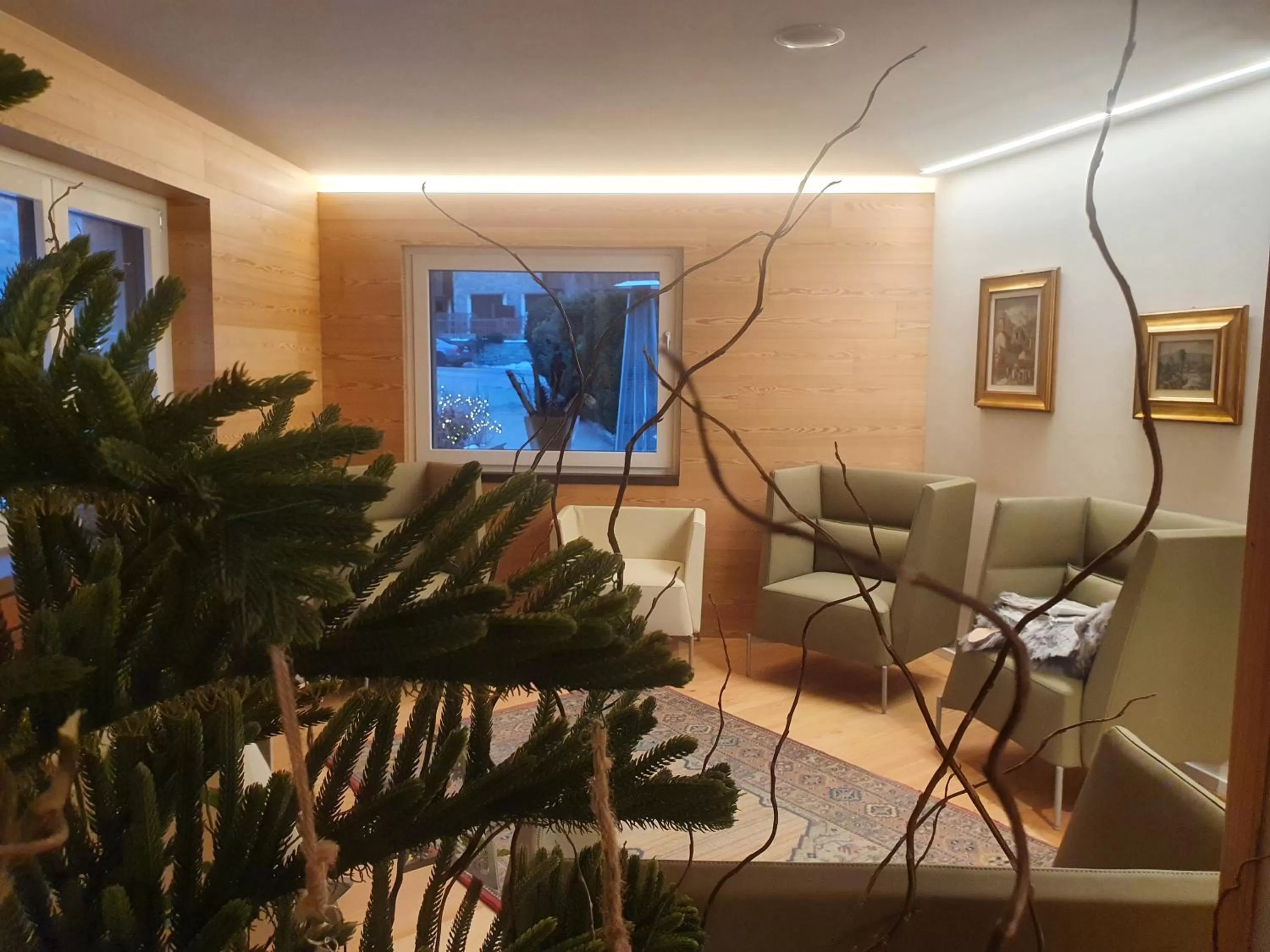 Lobby or reception in Meublè La Betulla