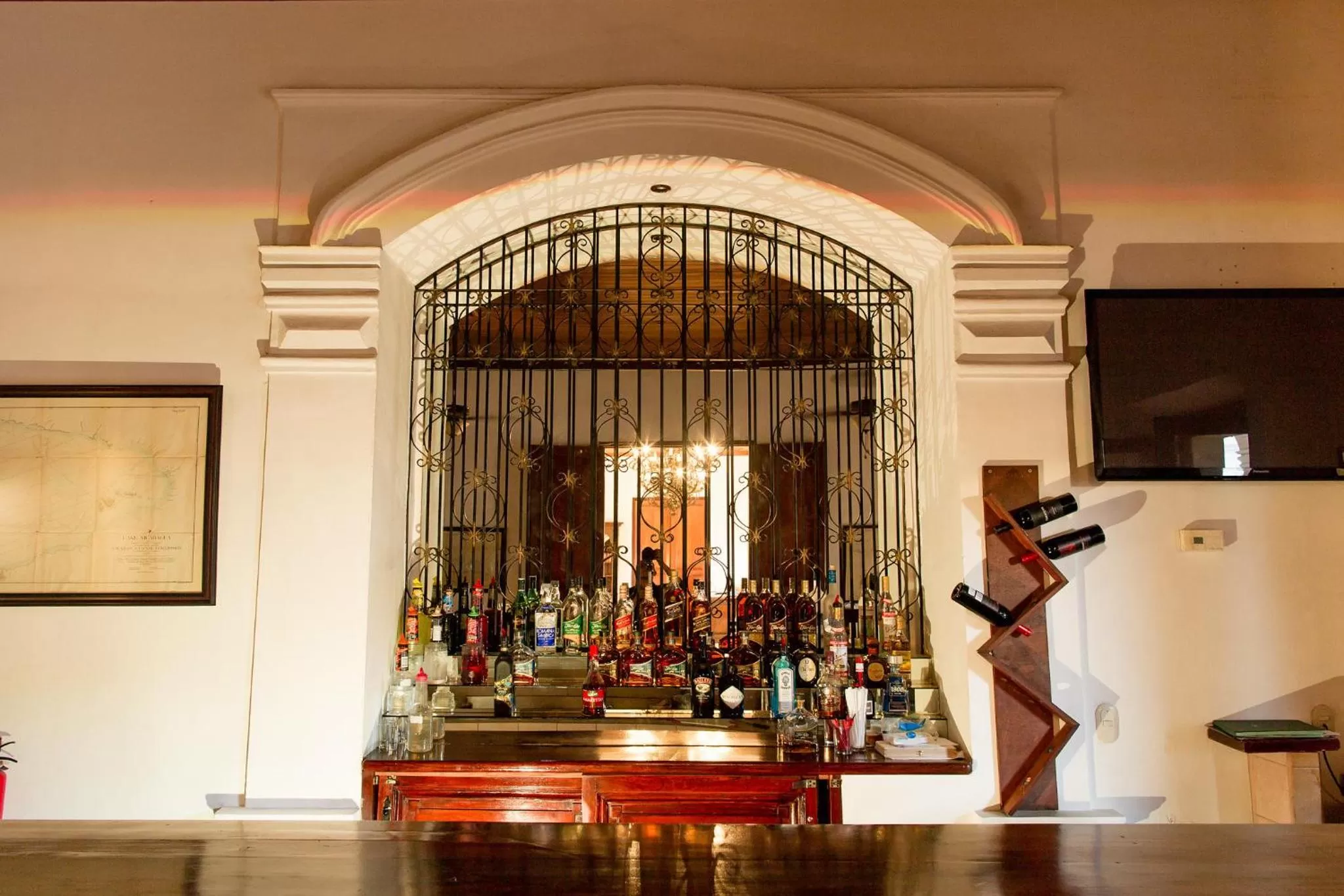 Swimming pool in Hotel la Perla Leon
