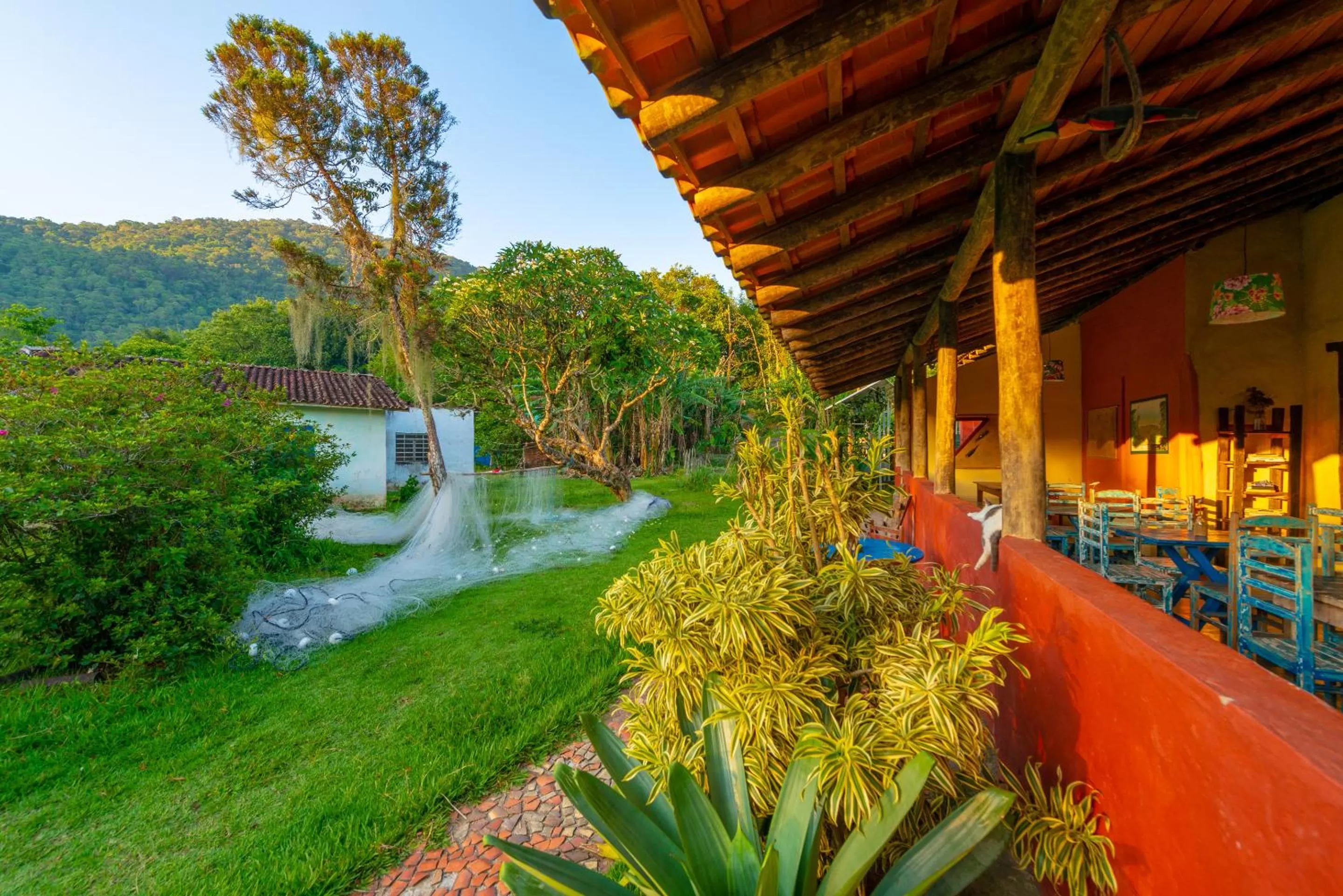 Property building in Pousada da Rosa