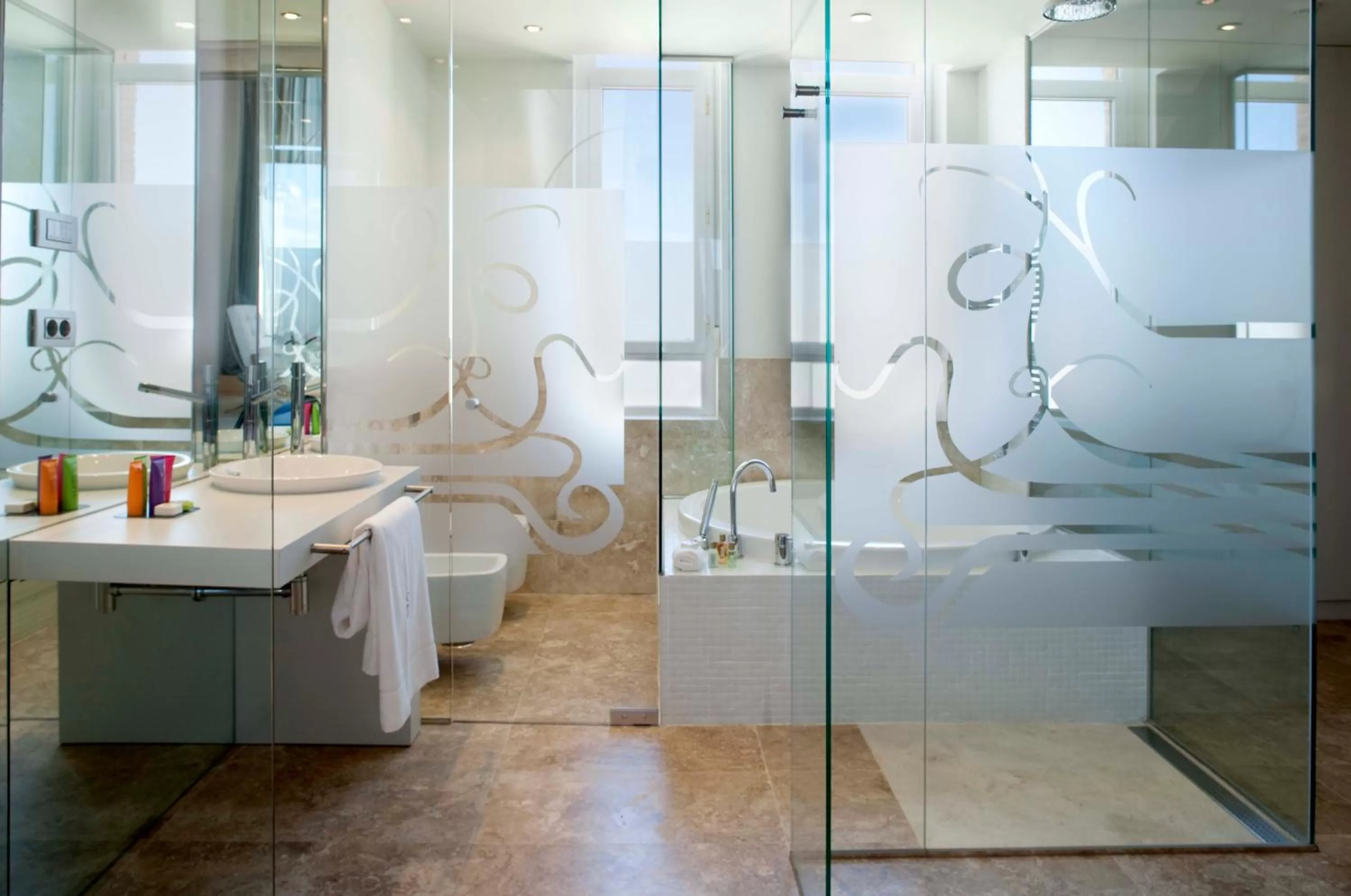 Bathroom in Hotel AF Pesquera