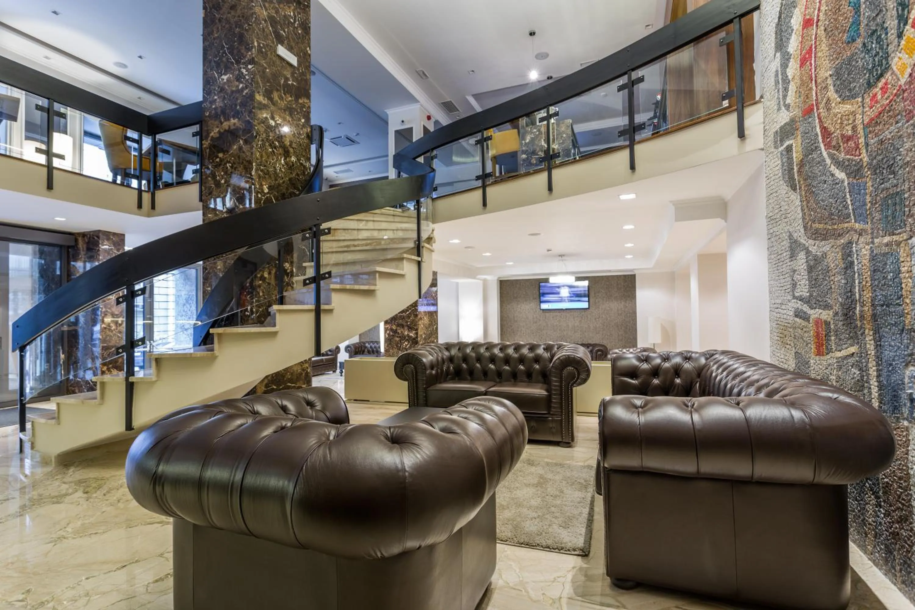 Lobby or reception in Hotel Royal Inn