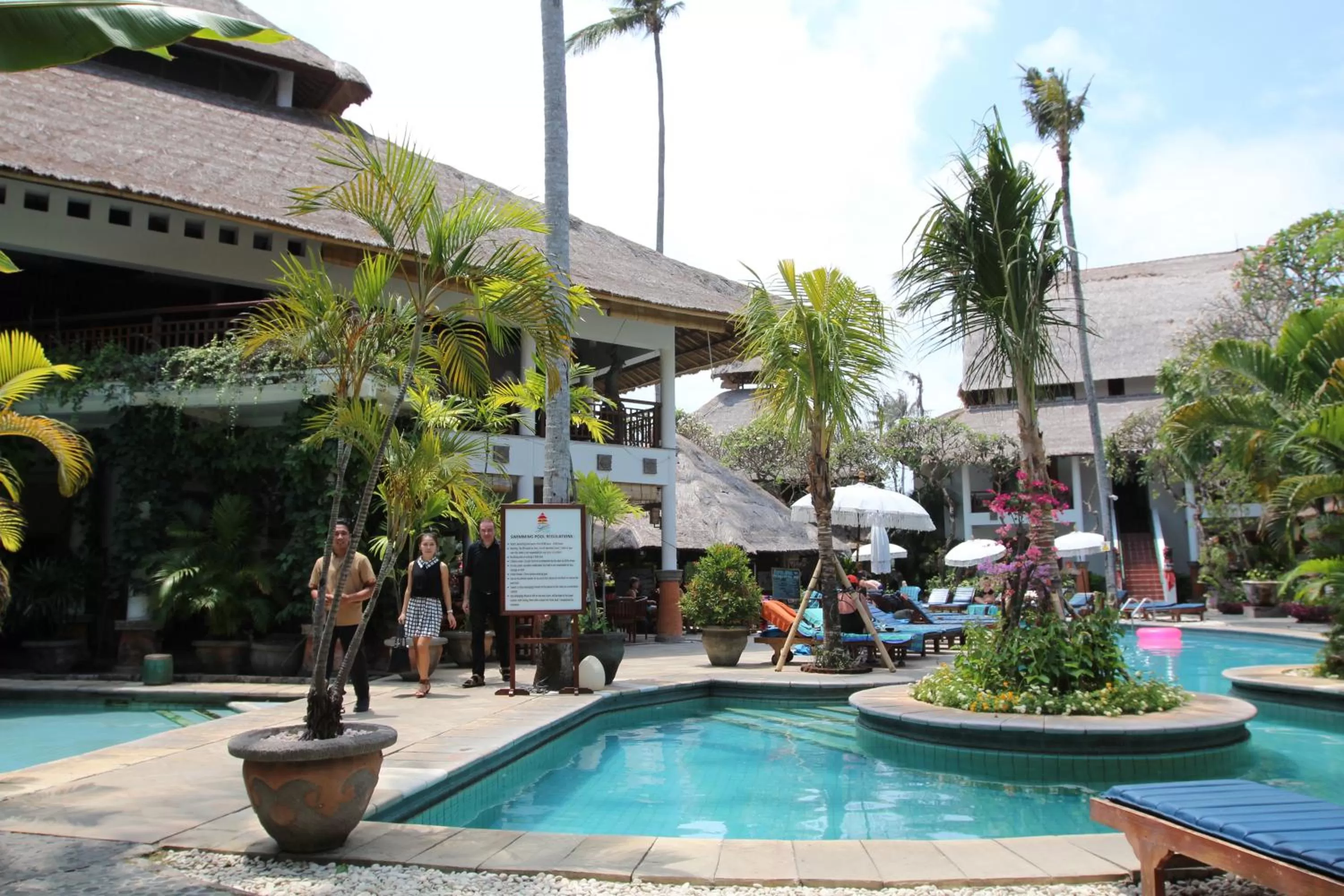 Swimming pool in Sativa Sanur Cottages