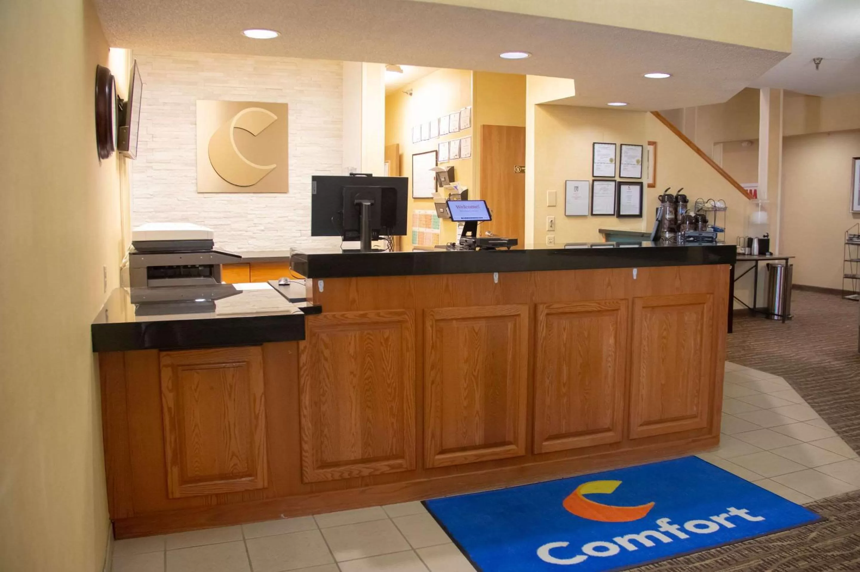 Lobby or reception in Comfort Inn Sioux City South