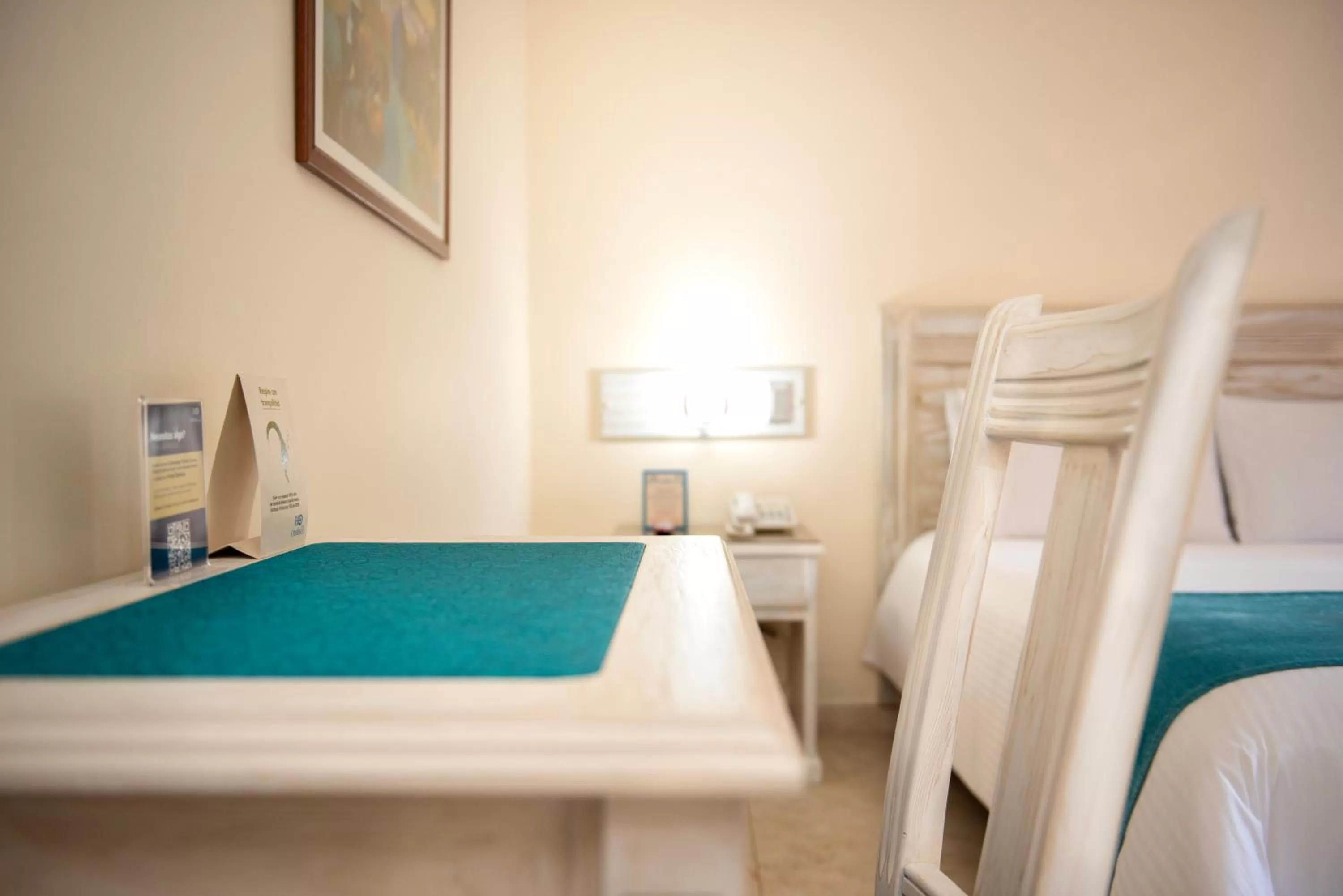 Bed in Hotel Obelisco