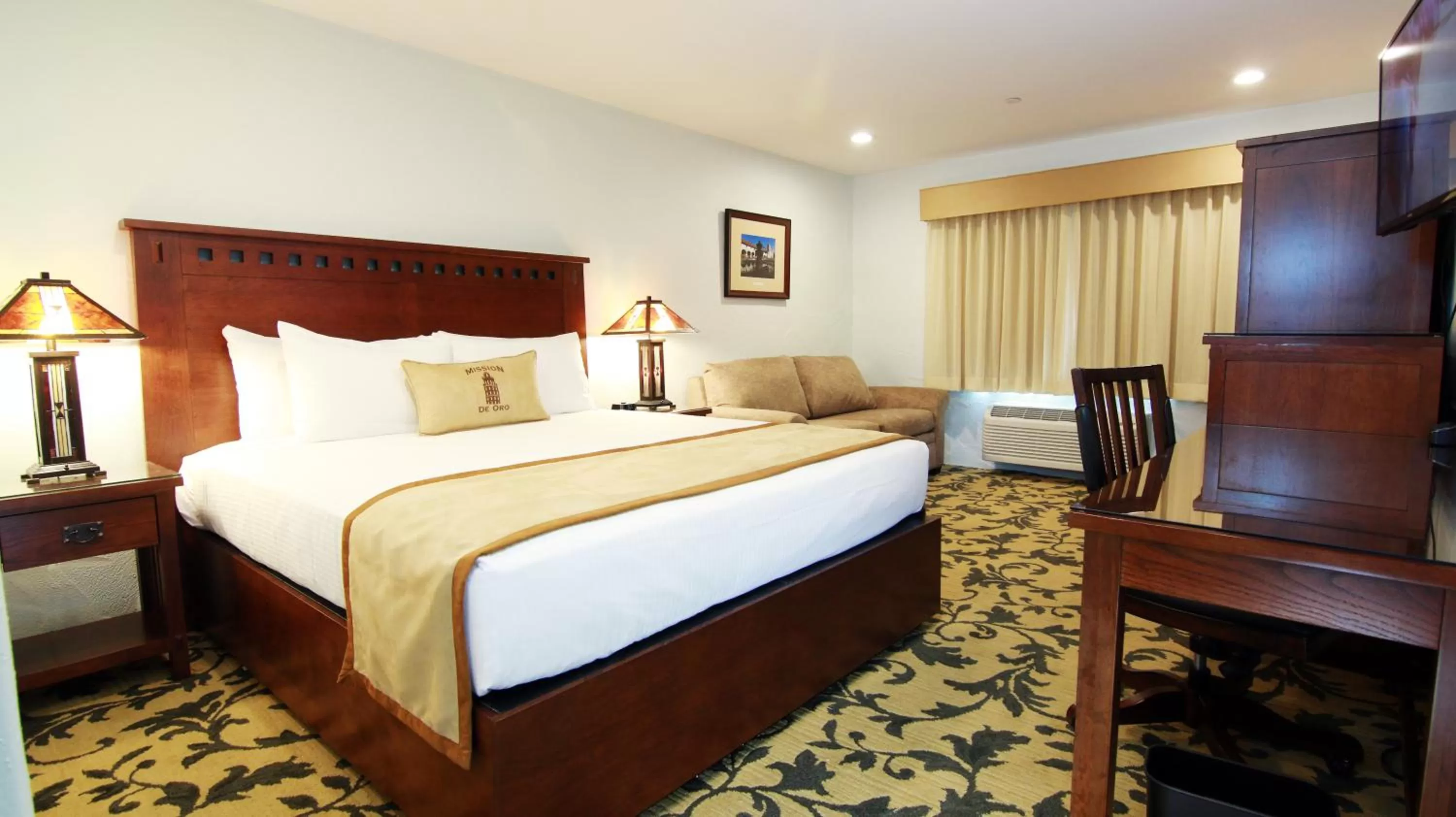 Bed in Hotel Mission De Oro