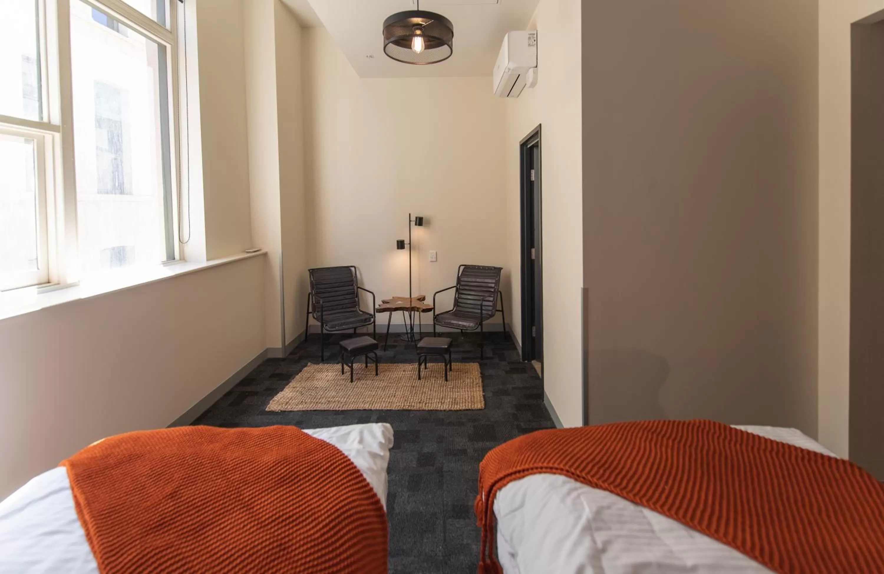 Seating area, Bed in Bounce Melbourne