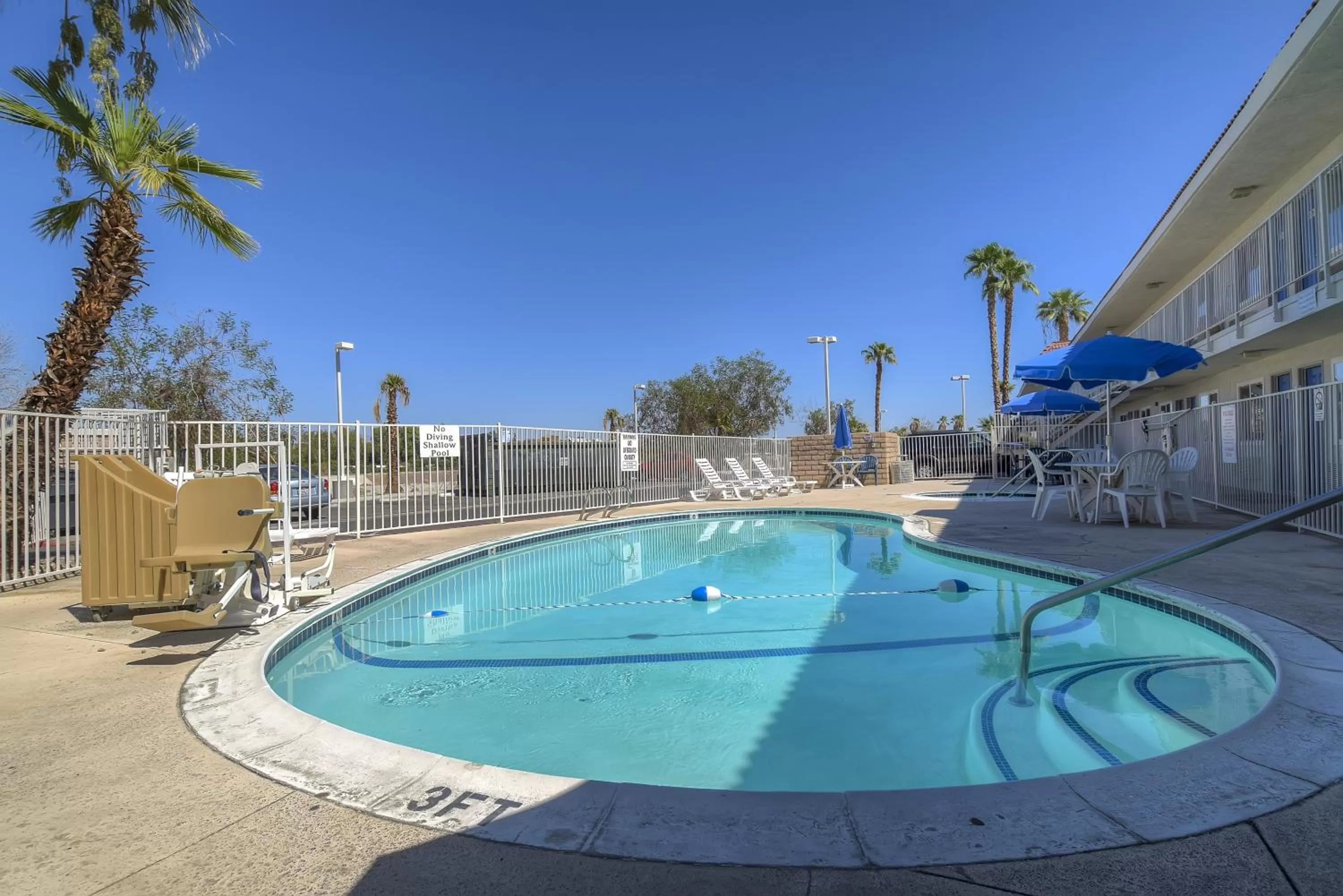 Swimming pool in Motel 6-Rancho Mirage, CA - Palm Springs