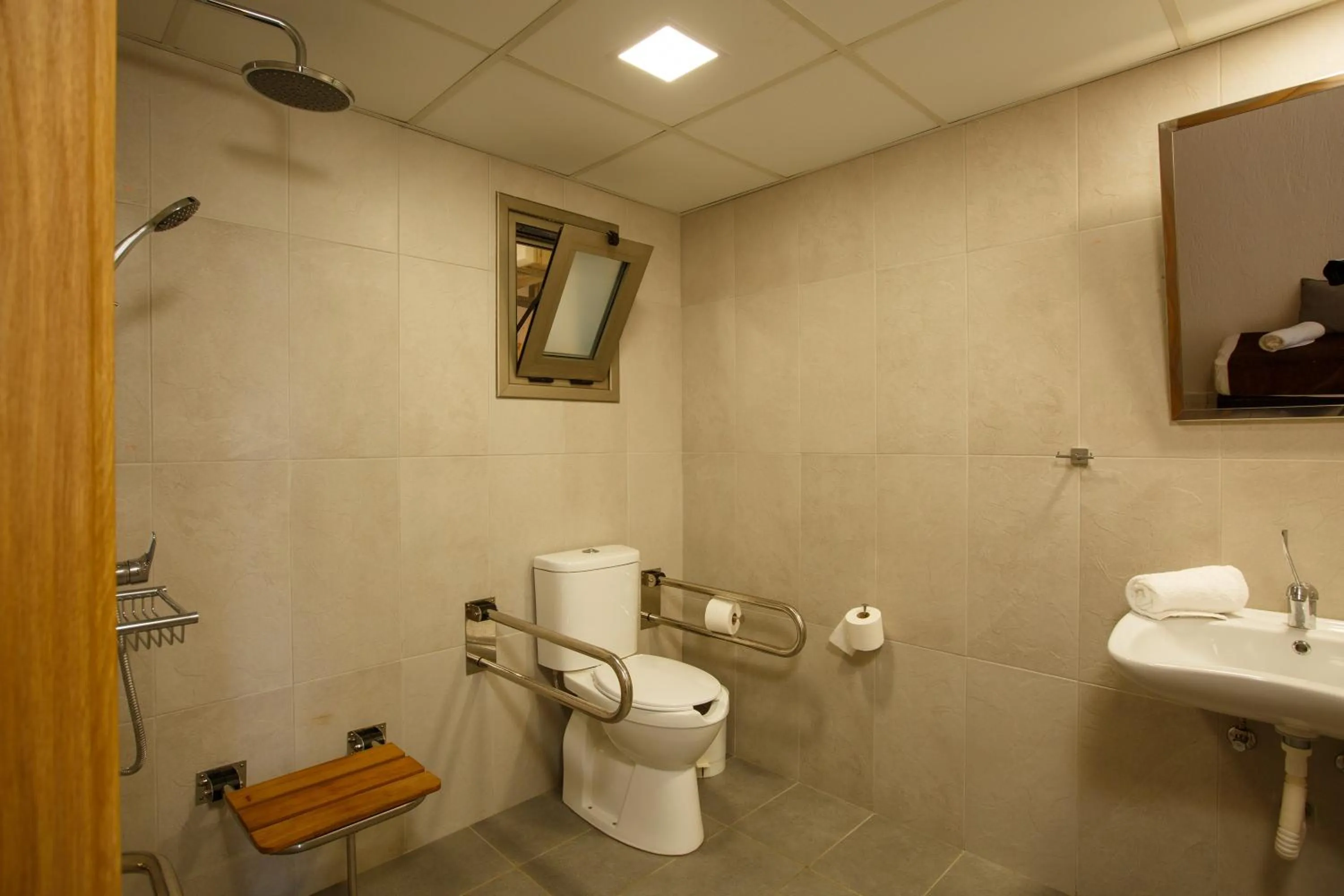 Property building, Bathroom in Europa Beach Hotel