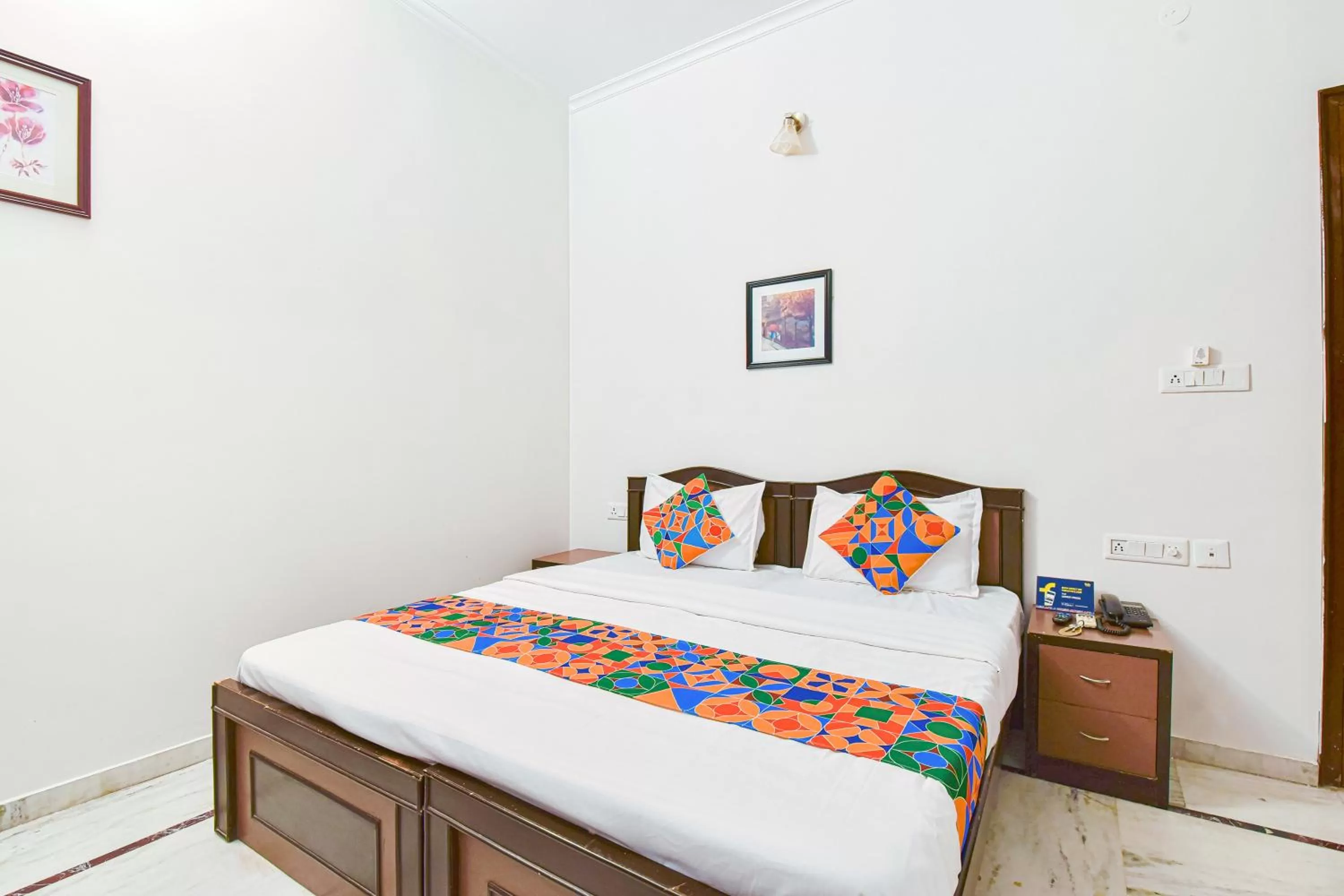 Bedroom, Bed in FabHotel Gitanjali