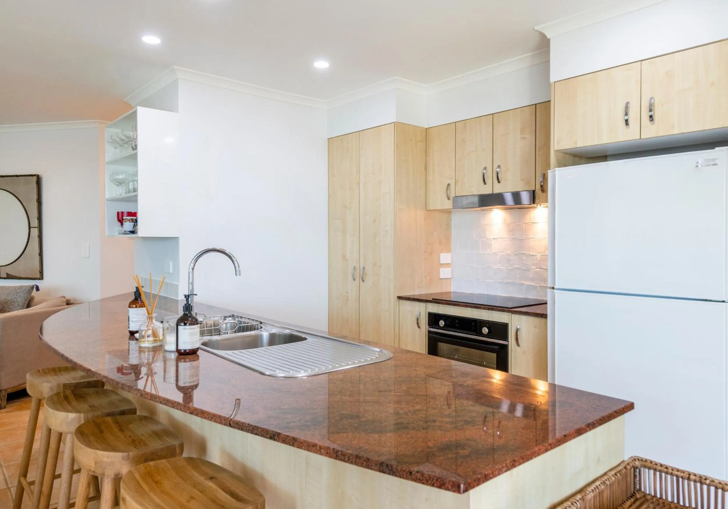 Kitchen or kitchenette in The Cove Yamba