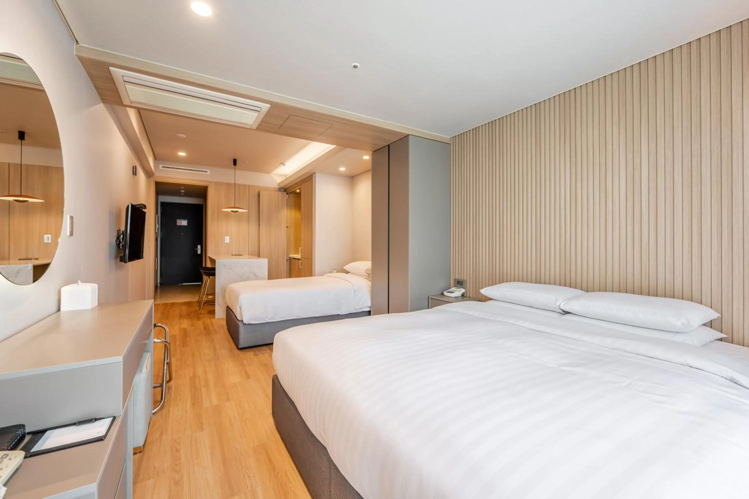 Bed in Haeundae Centum Hotel