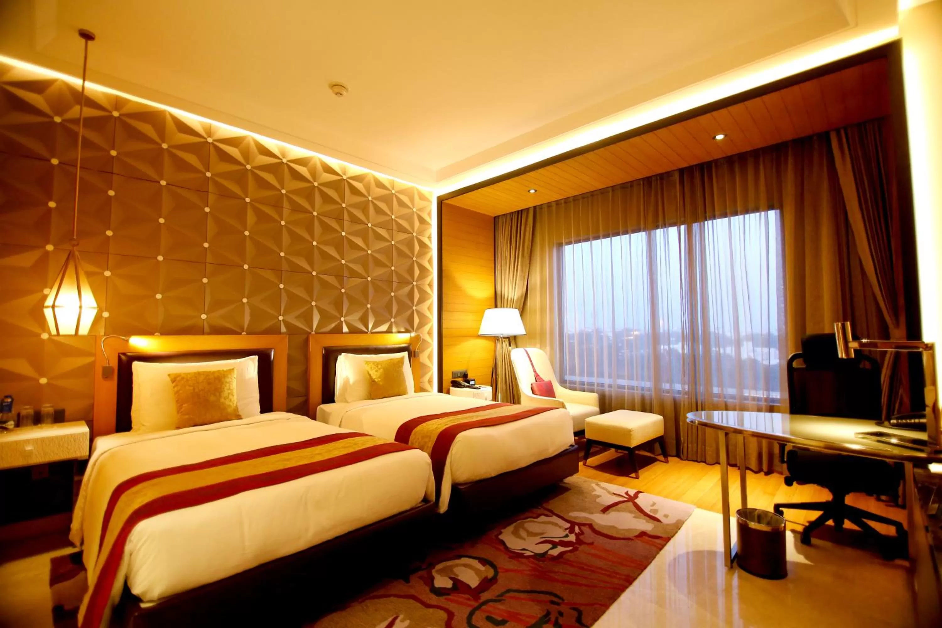 Bed in Radisson Blu Coimbatore