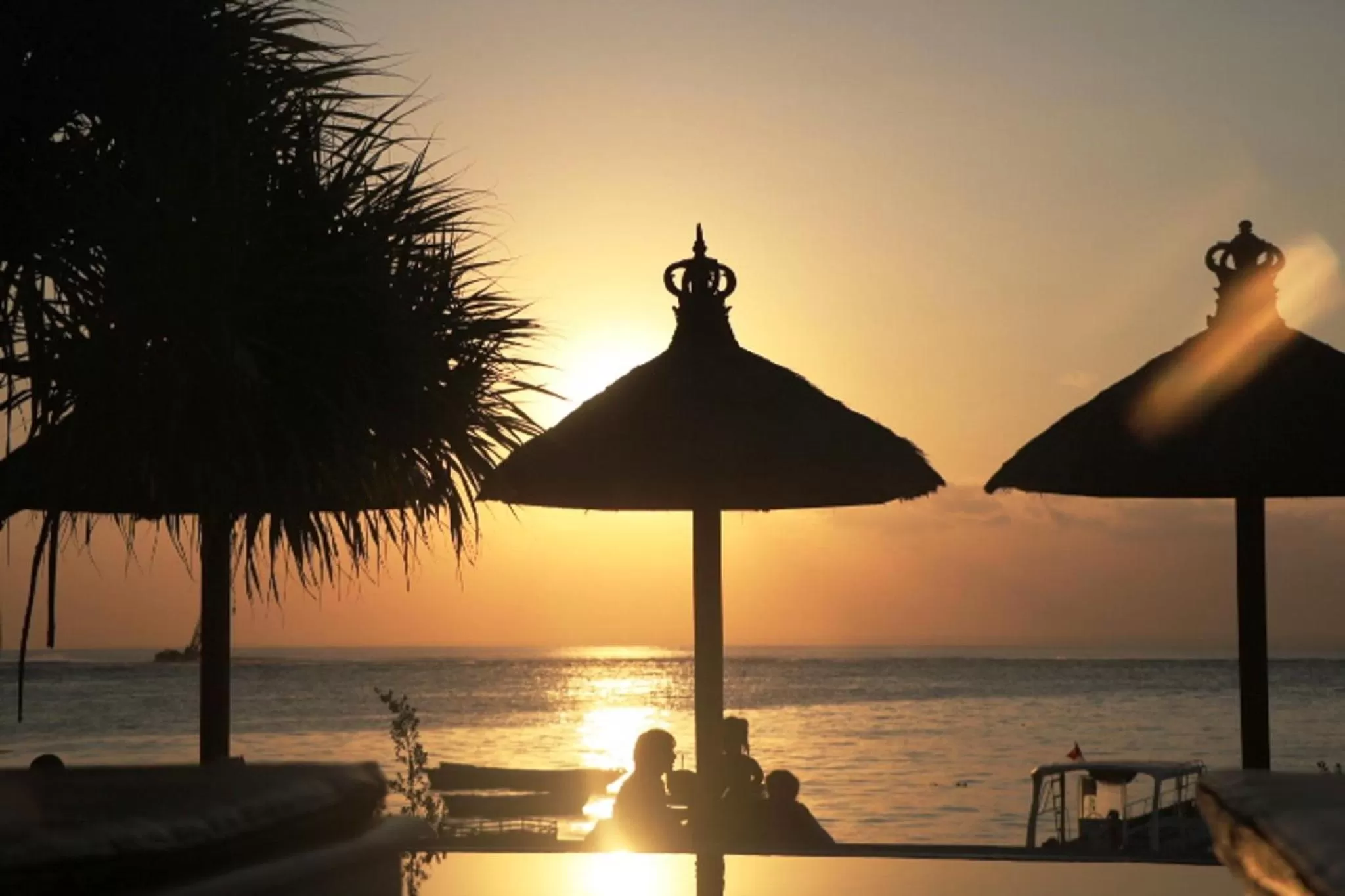 Sunset in Pemedal Beach Resort