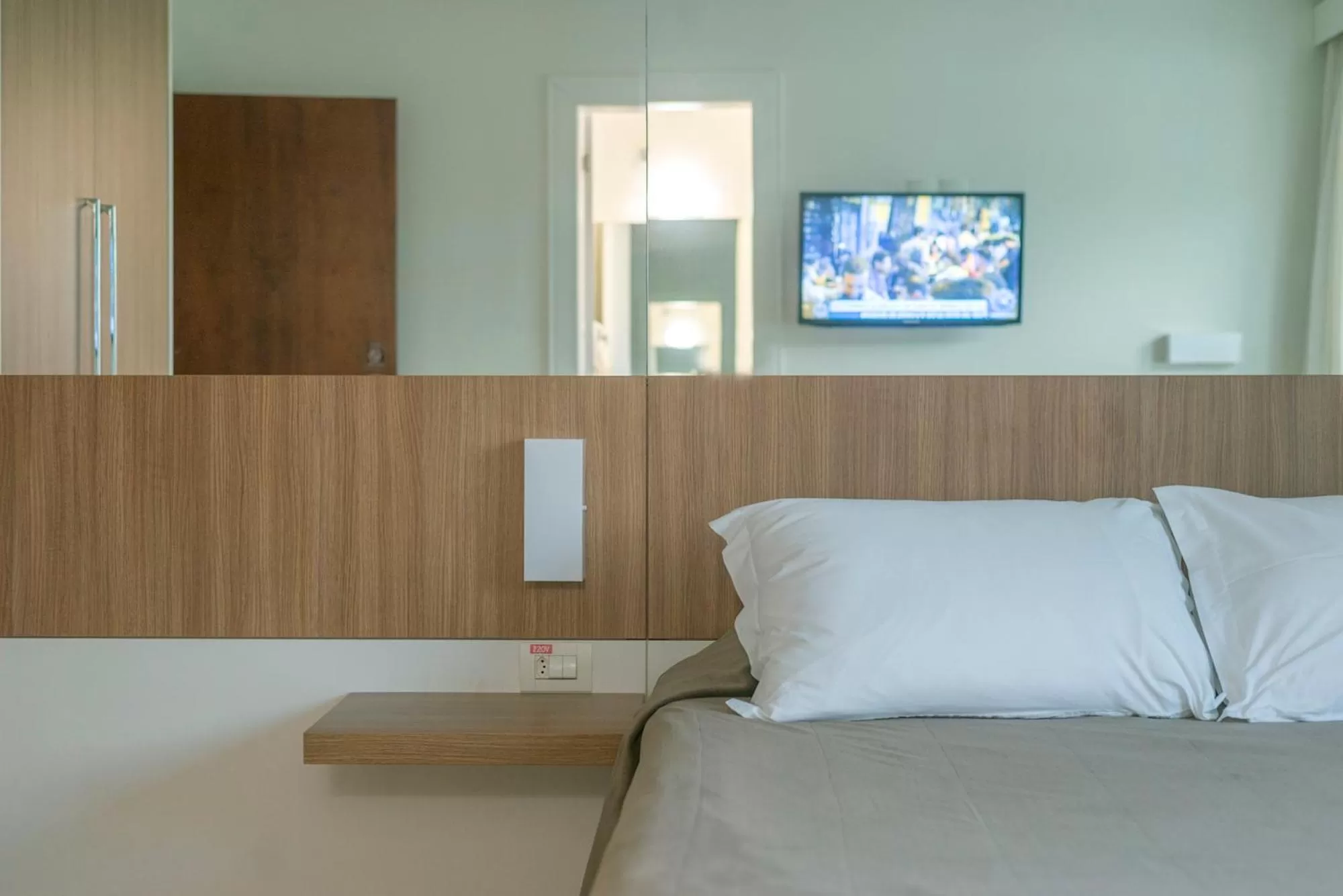 Bed in Hotel Glória Blumenau