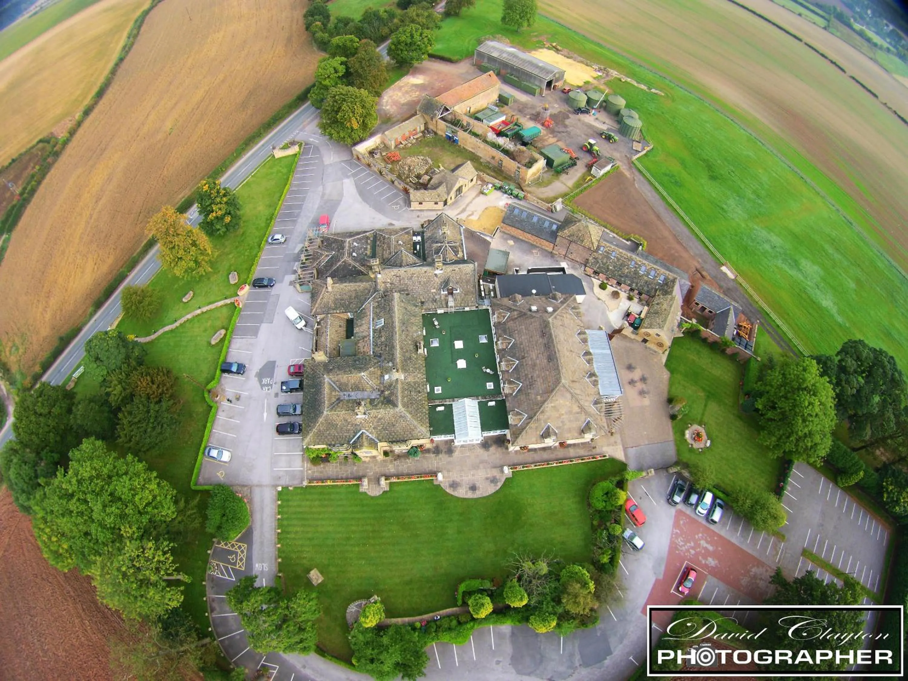 Bird's eye view in Rogerthorpe Manor Hotel