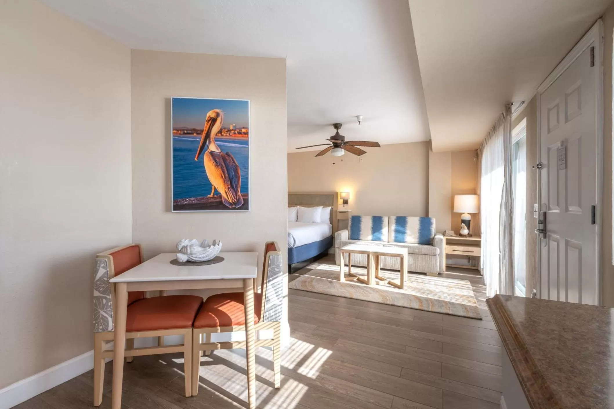 Living room in Southern California Beach Club