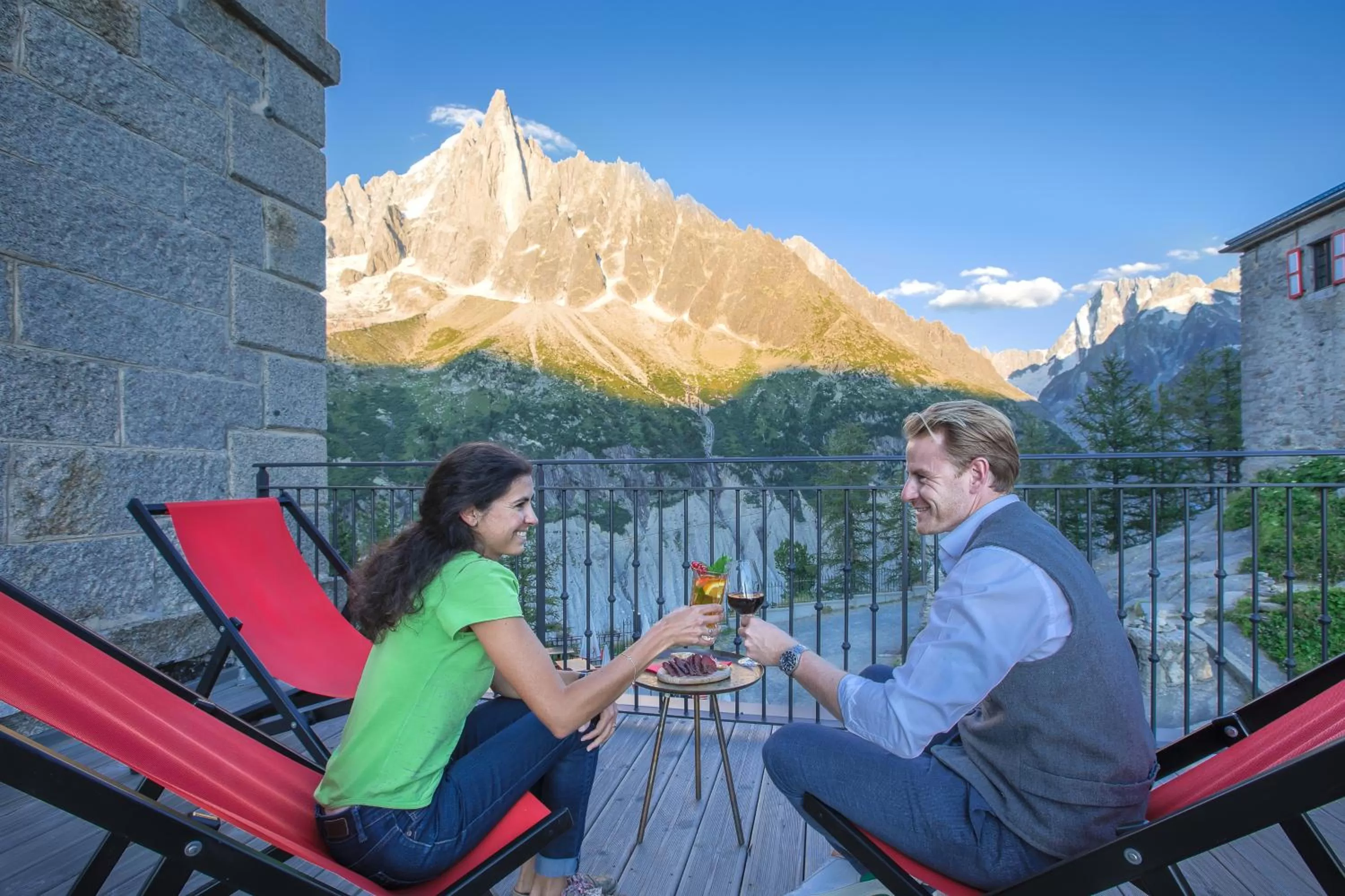 Patio in Refuge du Montenvers