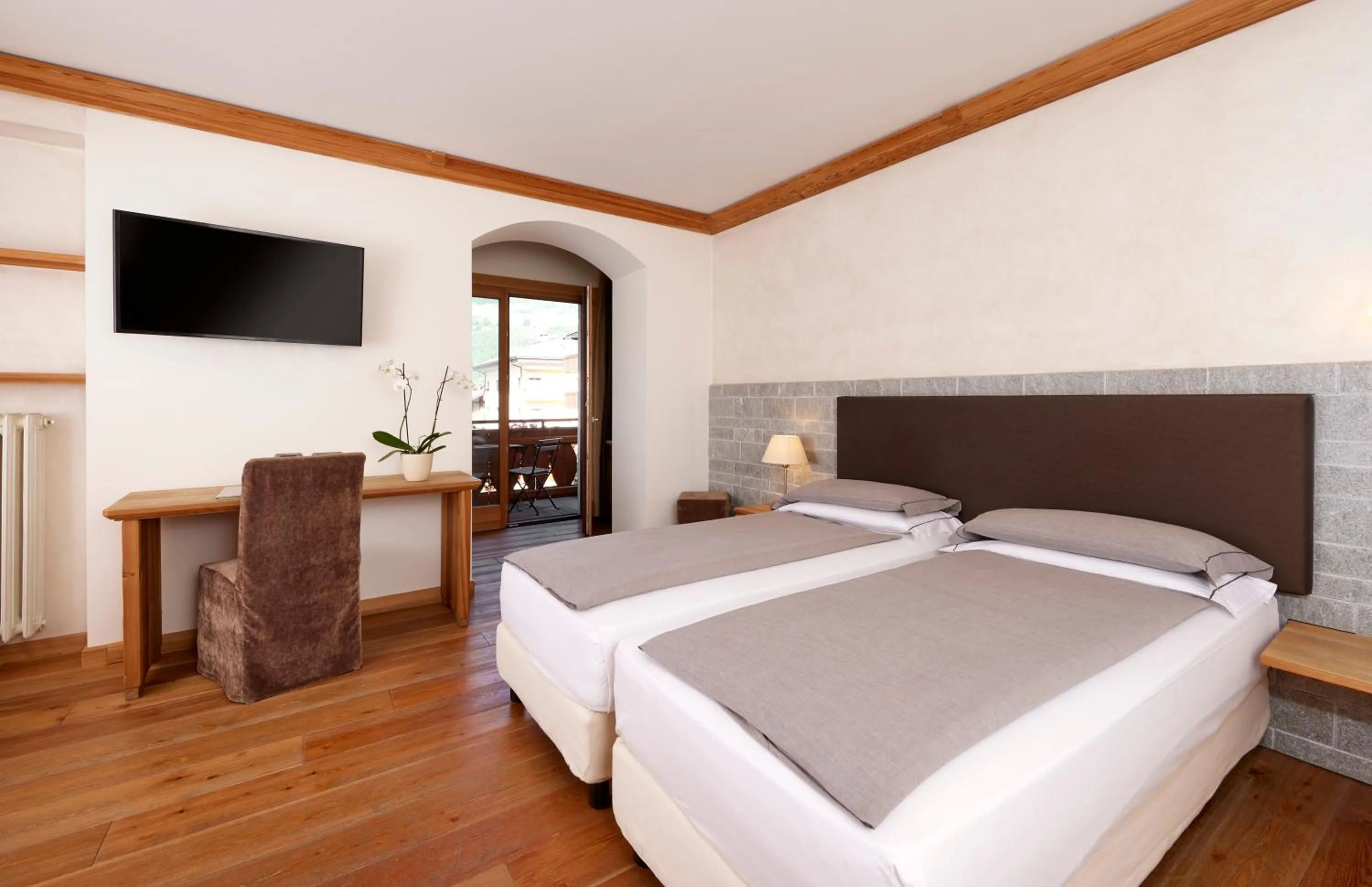 Bedroom, Bed in Hotel Rezia