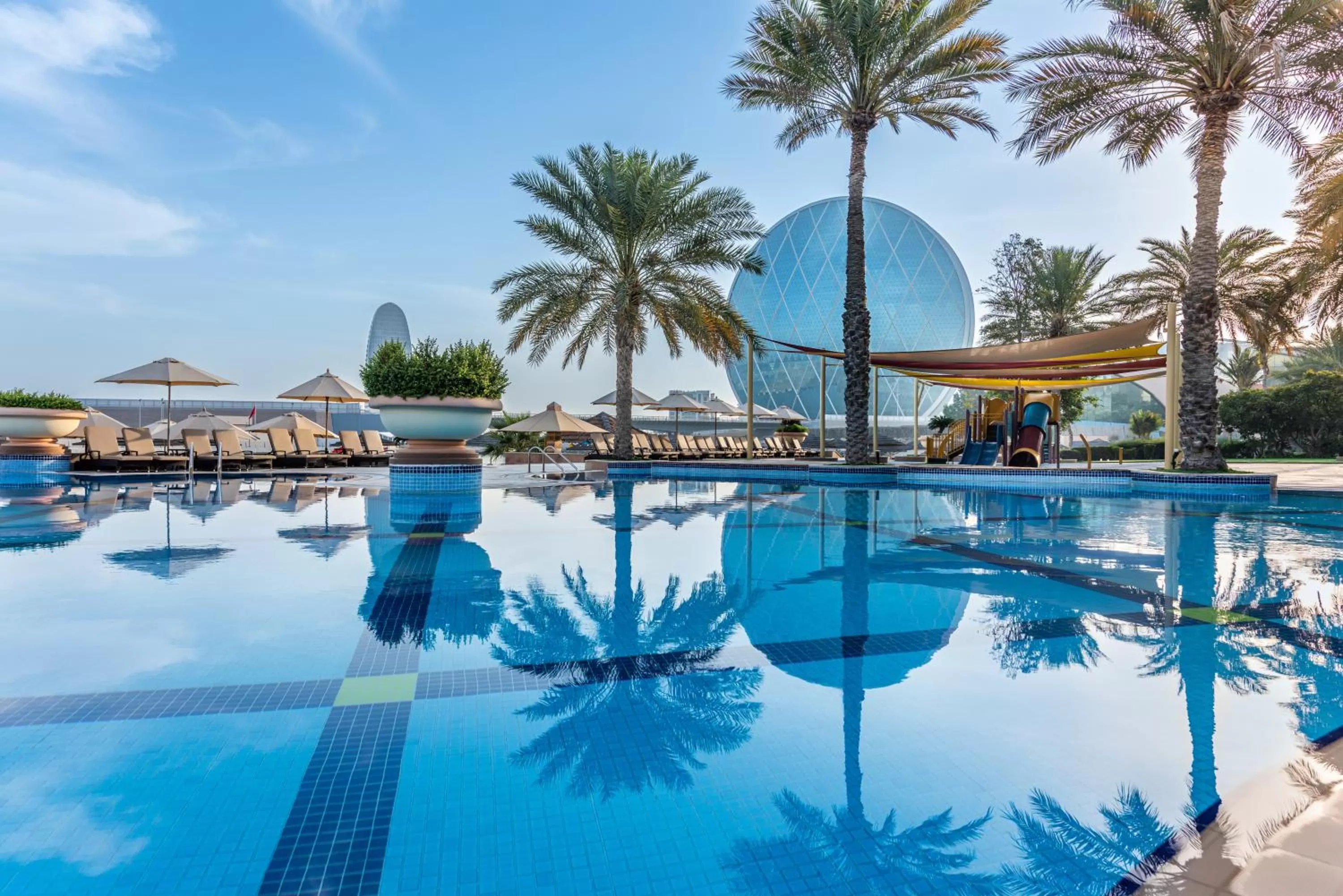 Swimming pool in Al Raha Beach Resort & Spa