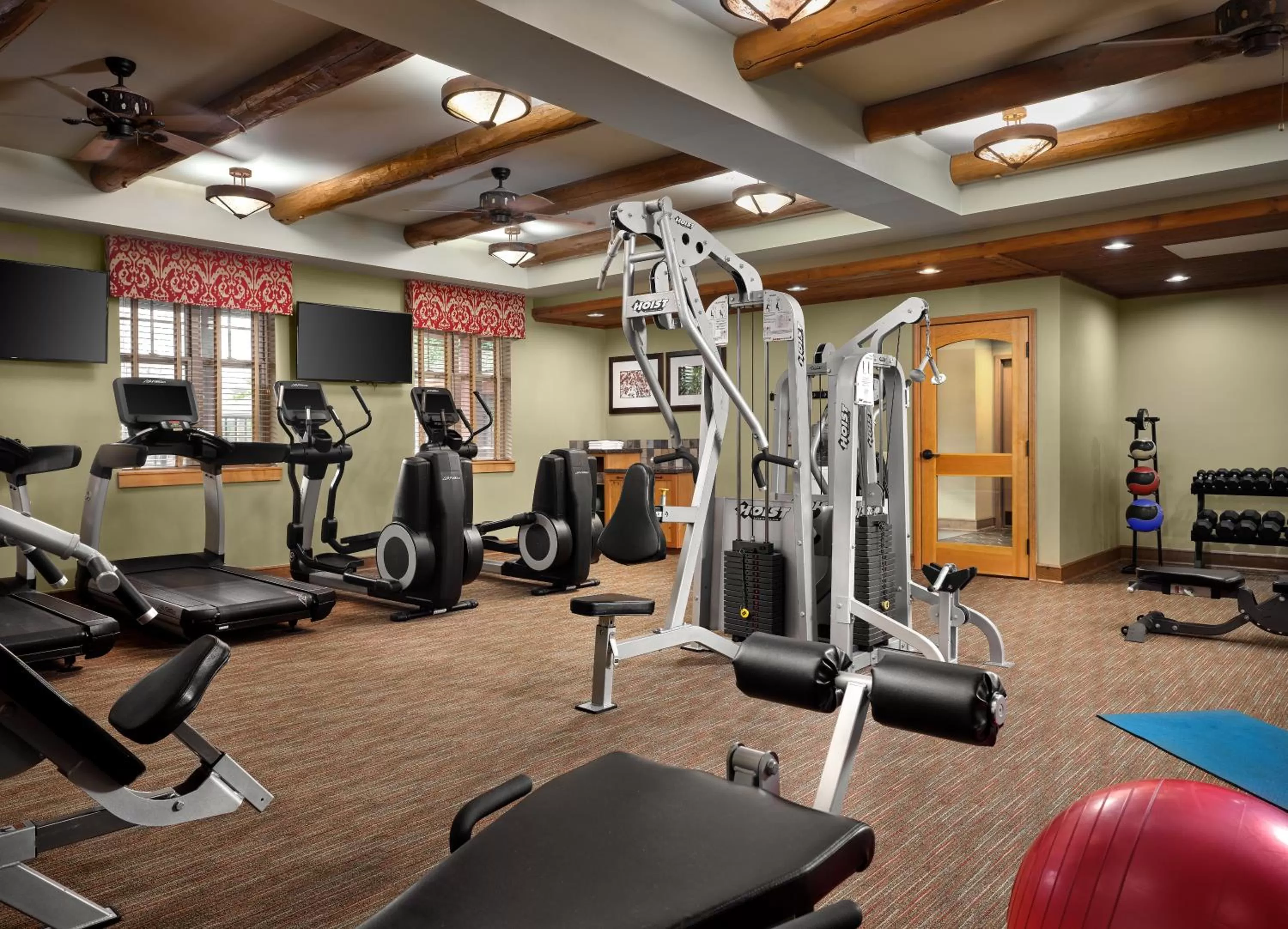 Fitness centre/facilities in Hyatt Vacation Club at The Lodges at Timber Ridge