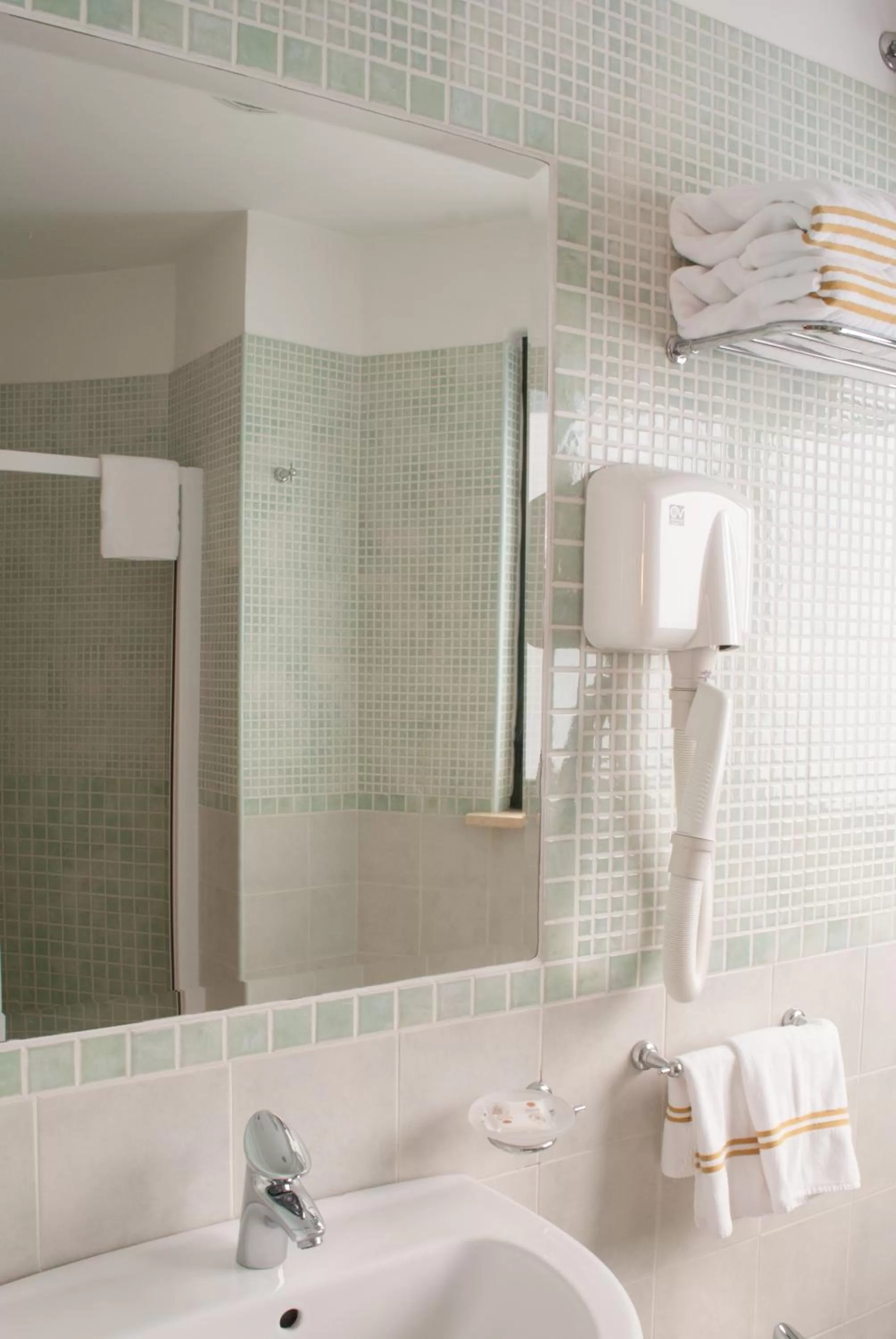 Shower in City Hotel