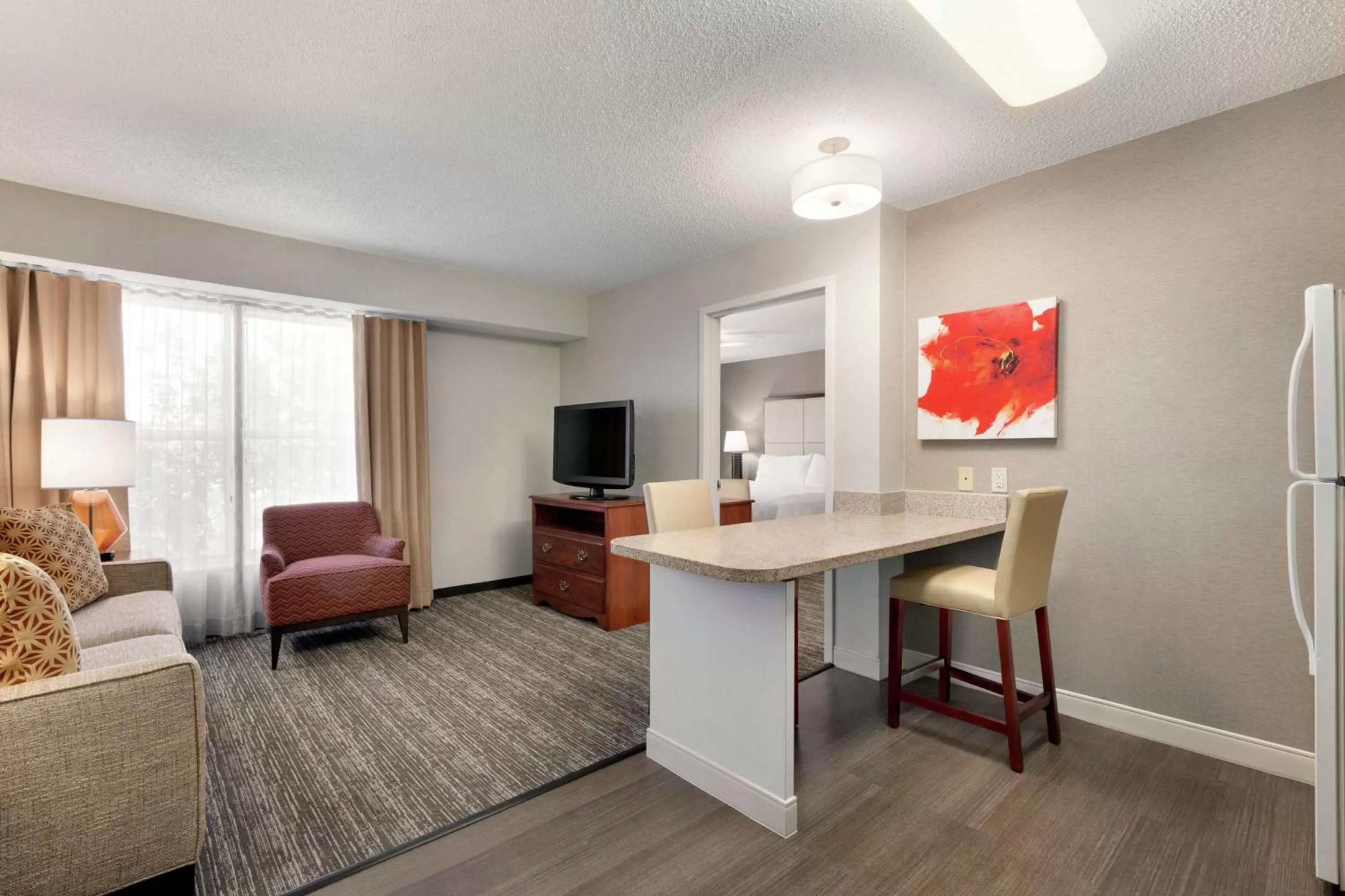 Bedroom in Homewood Suites by Hilton Dallas-Arlington