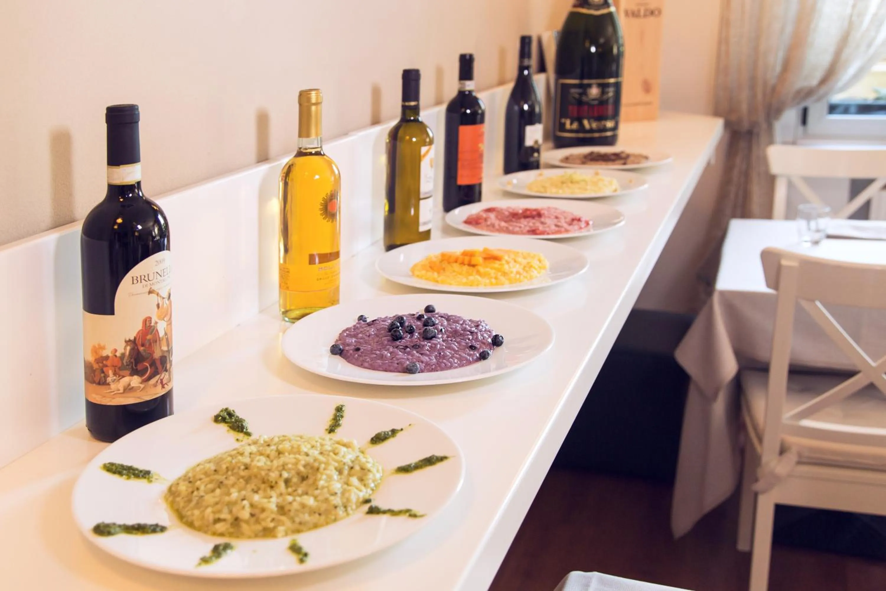 Food and drinks in eco Hotel Milano & BioRiso Restaurant