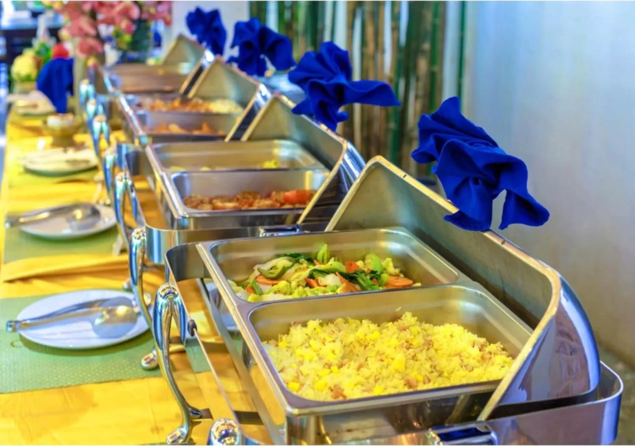 Buffet breakfast in Ladear Privilege Rooms