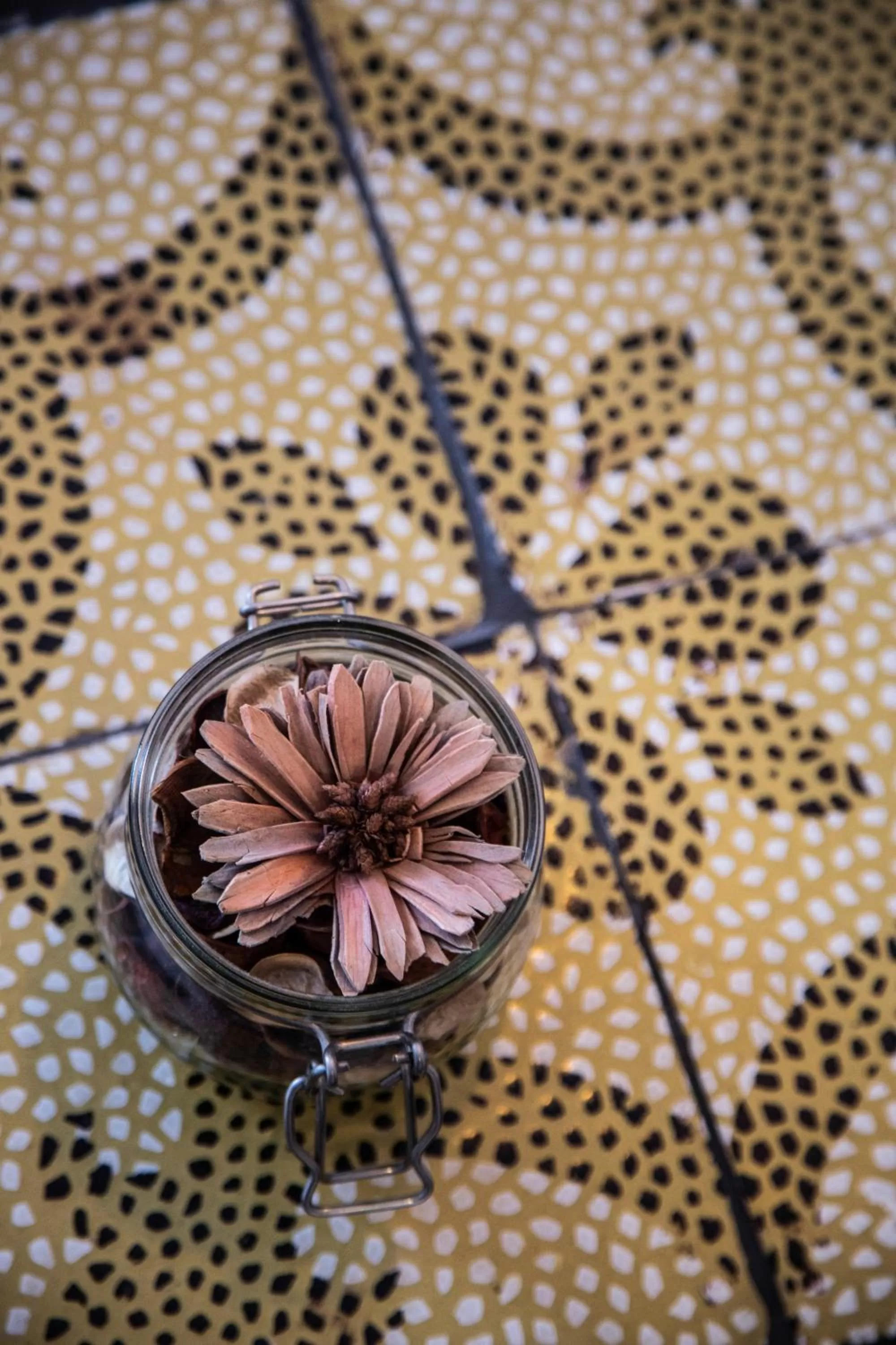 Decorative detail in Borgo Vergini Garden B&B