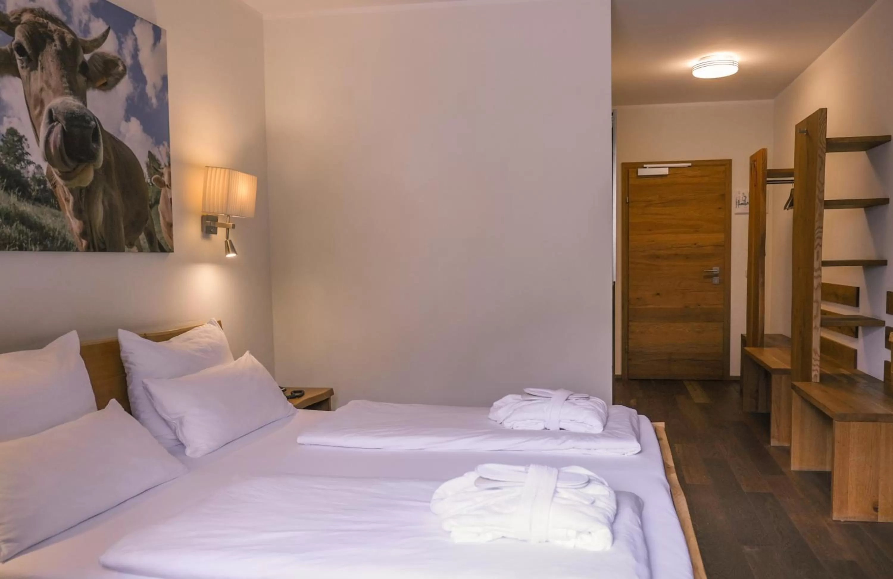 Bed in Aktivhotel Wildschütz