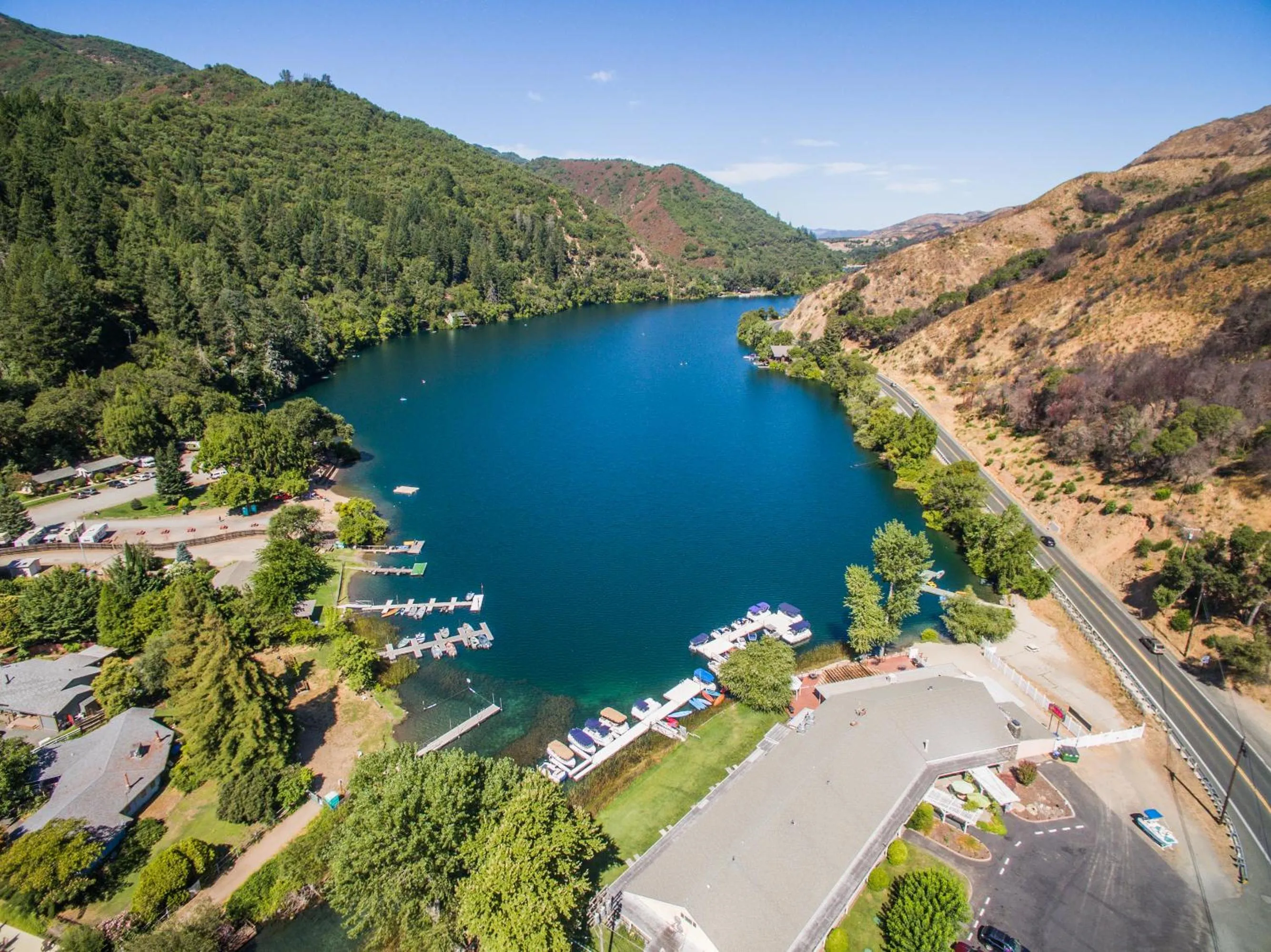 Bird's eye view in The Lodge at Blue Lakes