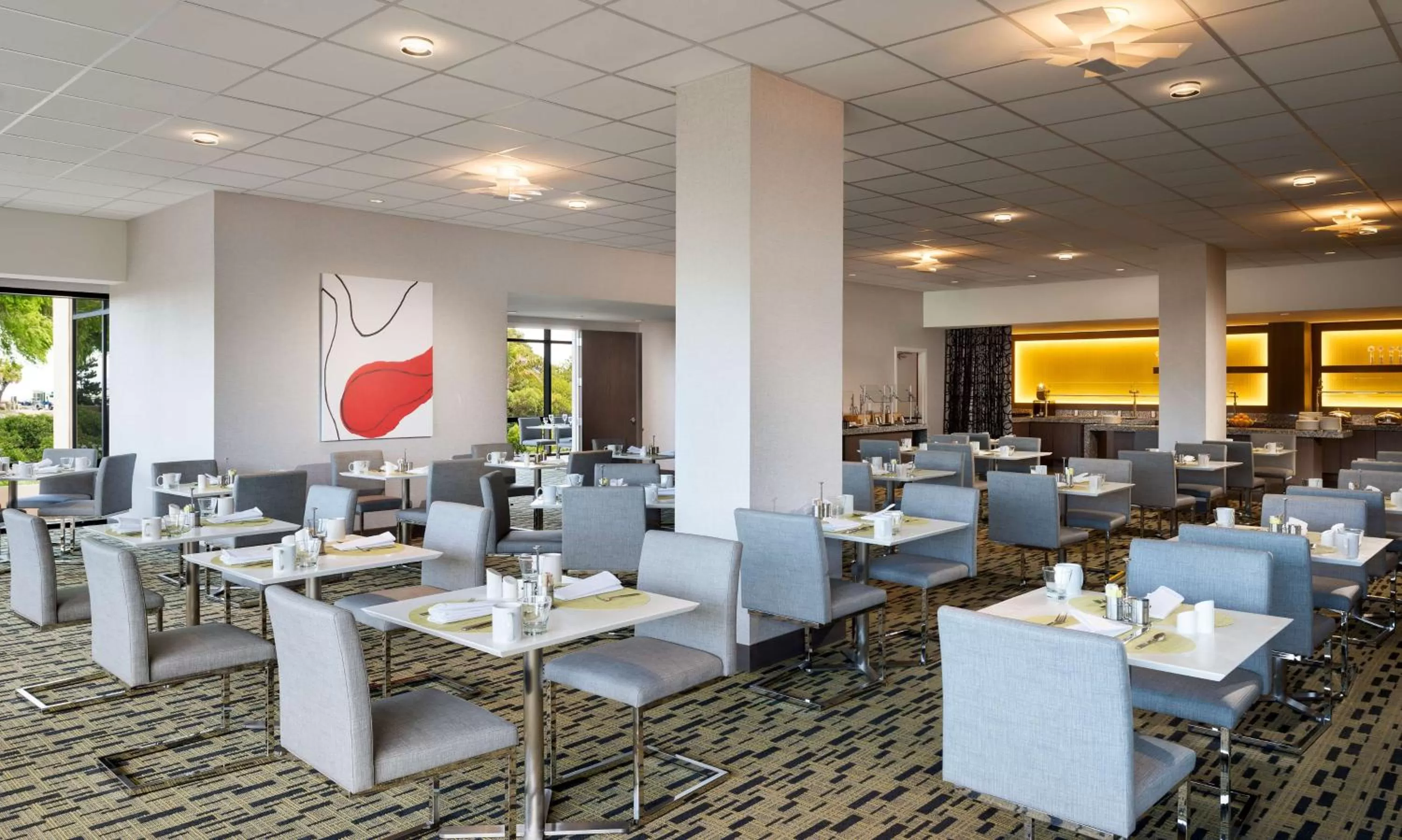 Restaurant/places to eat in Hilton San Francisco Airport Bayfront - No Resort Fee