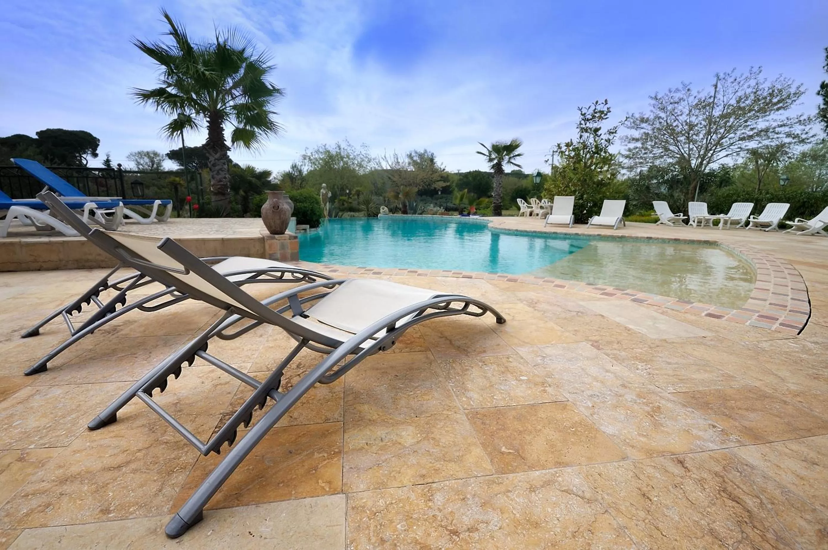 Patio, Swimming Pool in Mas de la Montille