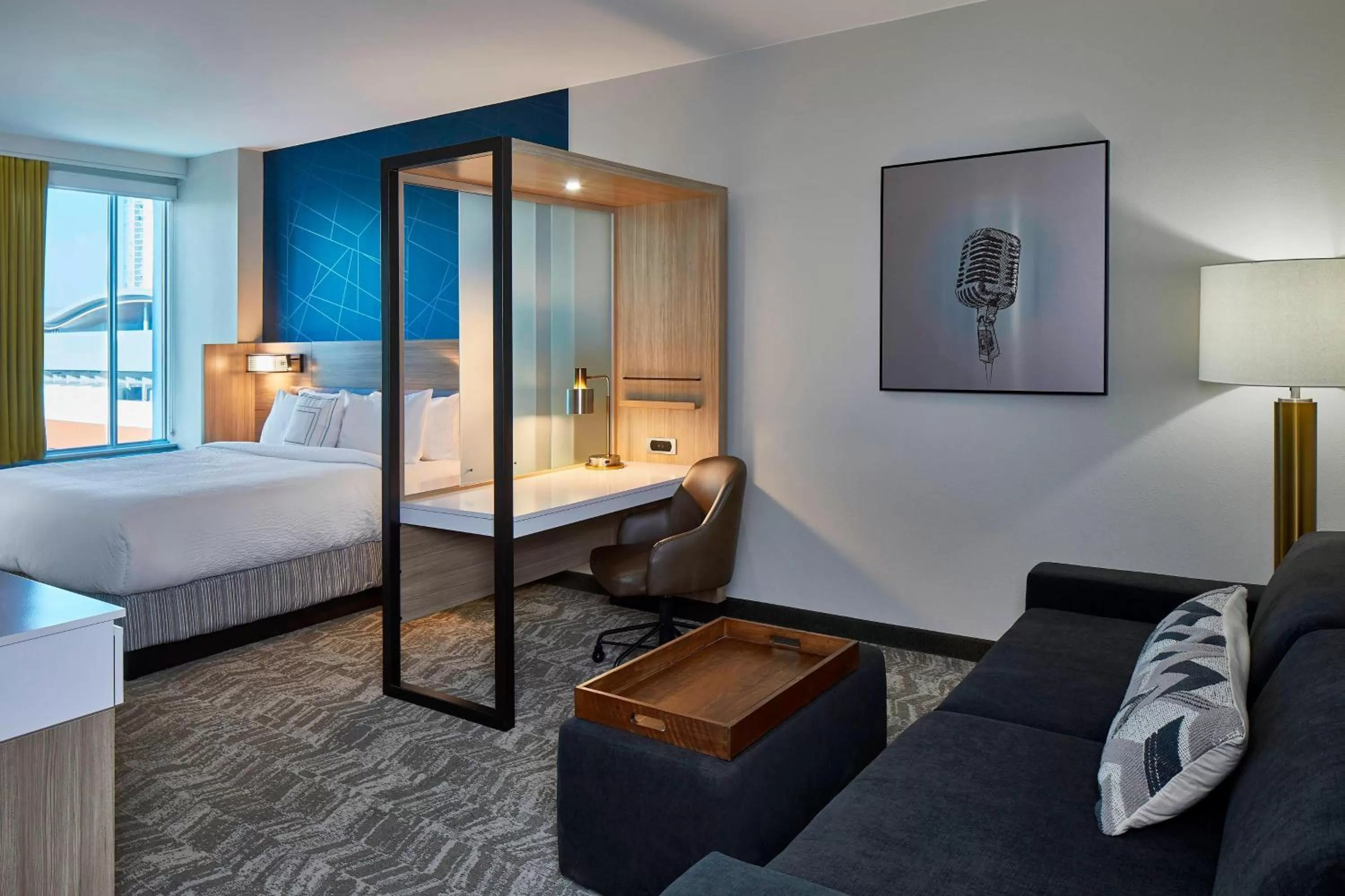 Bedroom, Bed in SpringHill Suites by Marriott Nashville Downtown/Convention Center