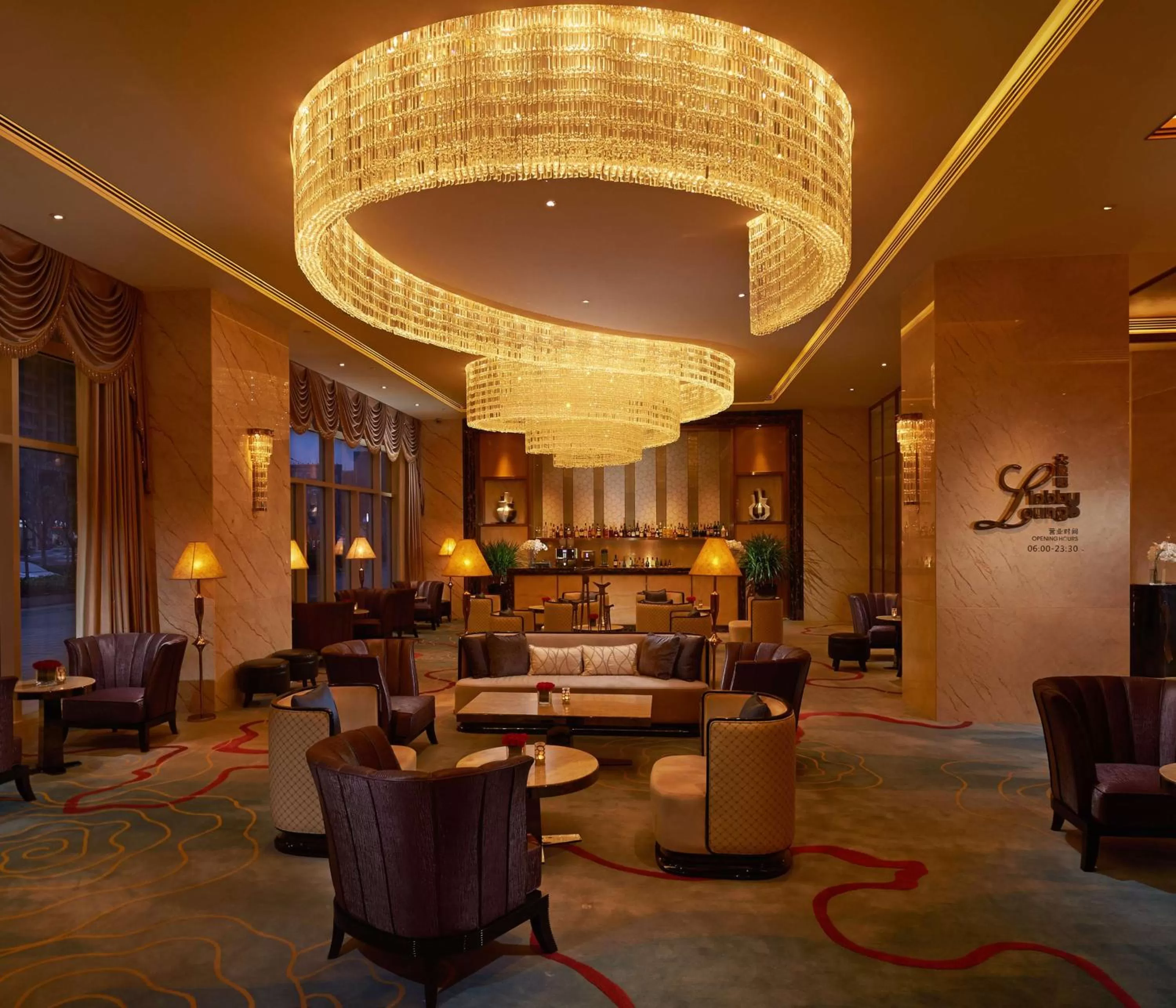 Lobby or reception in Hilton Zhengzhou