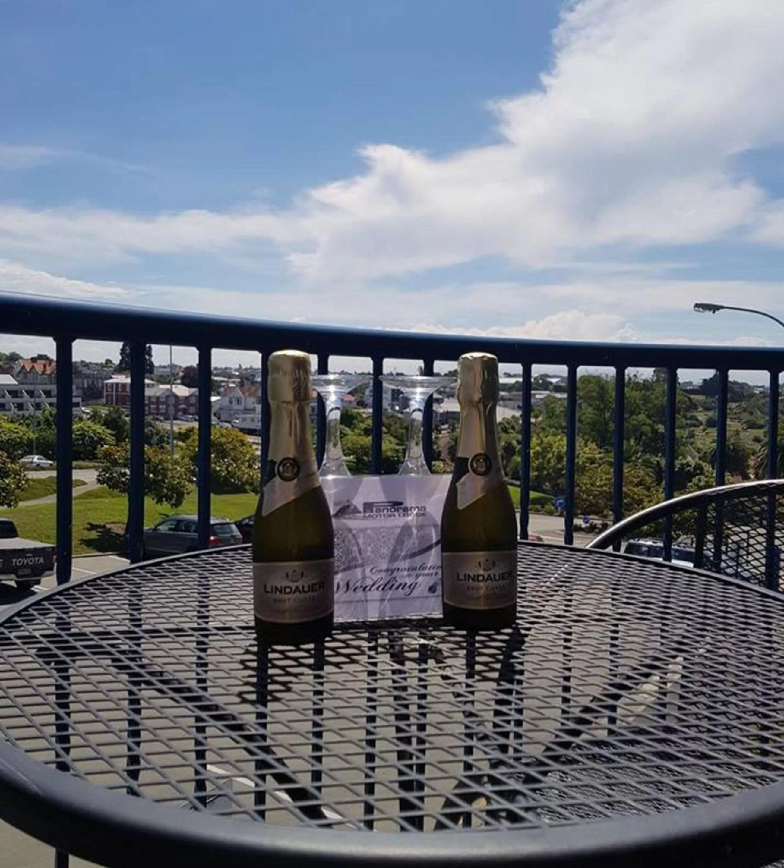 Balcony/Terrace, Drinks in Panorama Motor Lodge