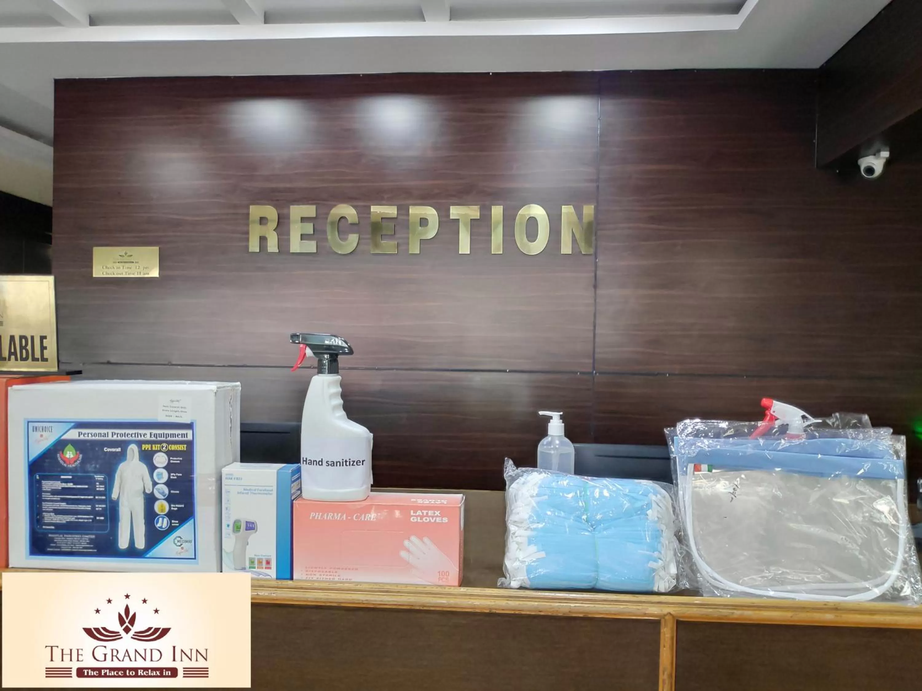 Lobby or reception in The Grand Inn Mysore