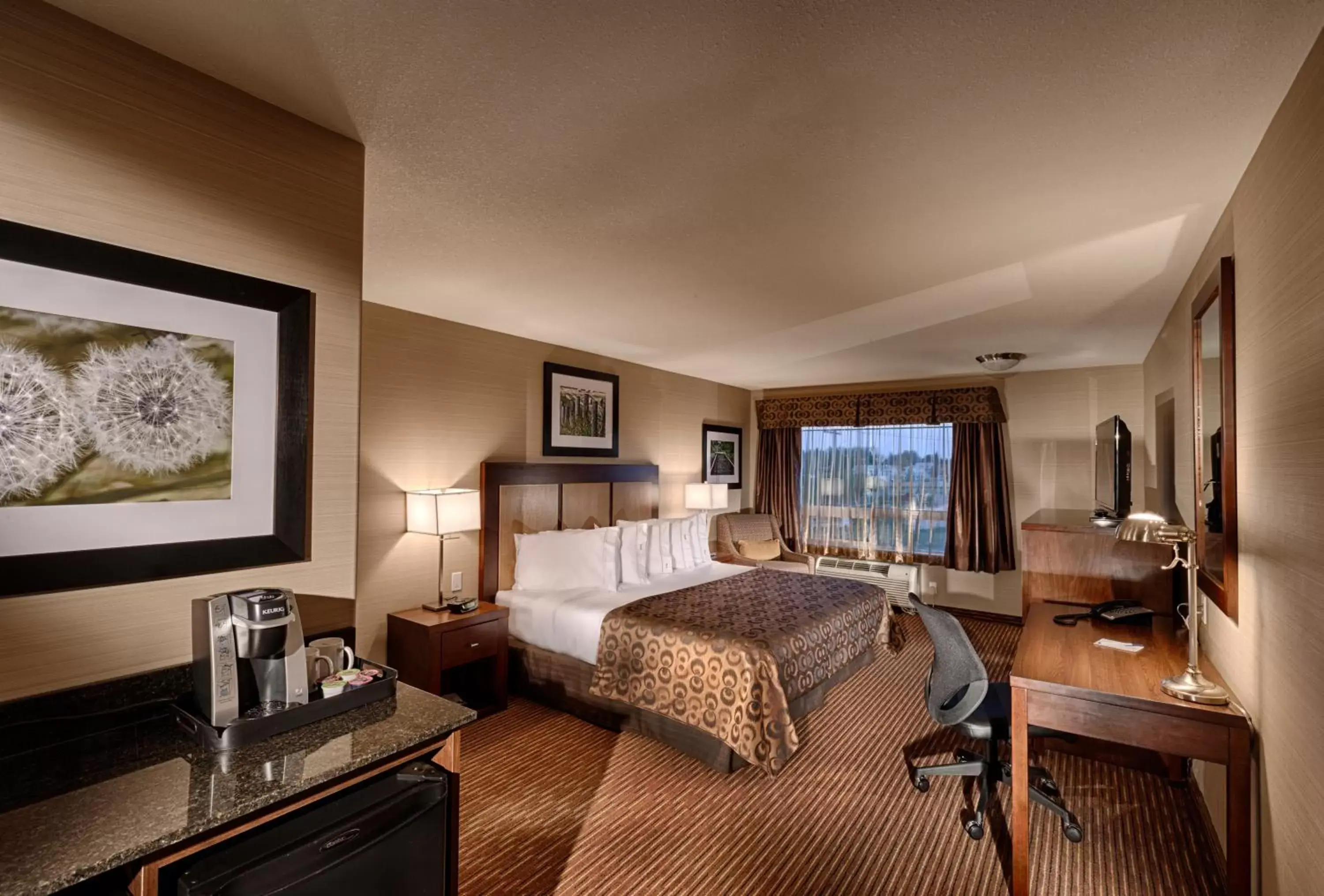 King Room with Roll-In Shower - Disability Access in Canalta Lac La Biche King Room with Roll-In Shower - Disability Access in Canalta Lac La Biche