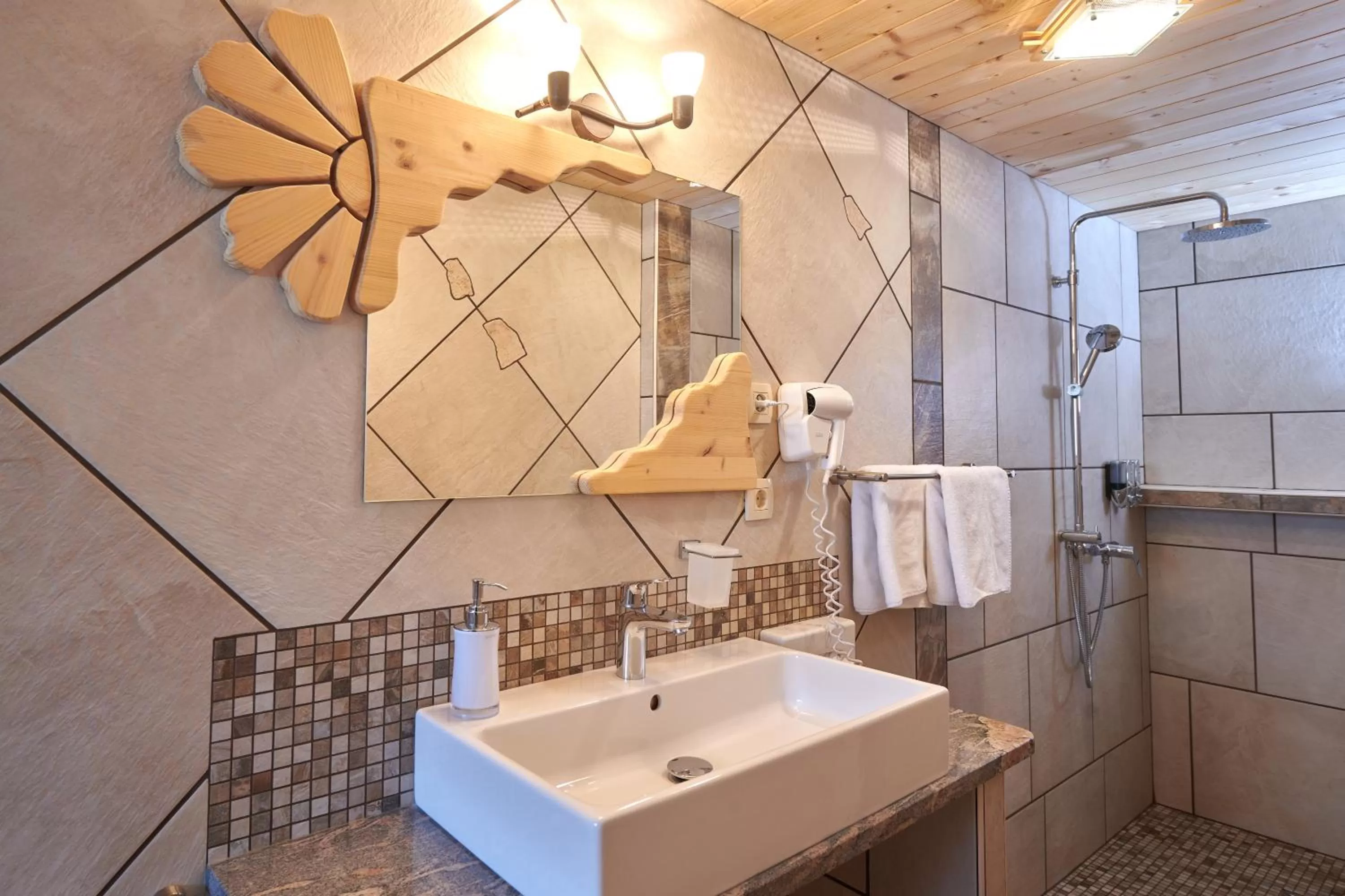 Bathroom in Penzion Berc